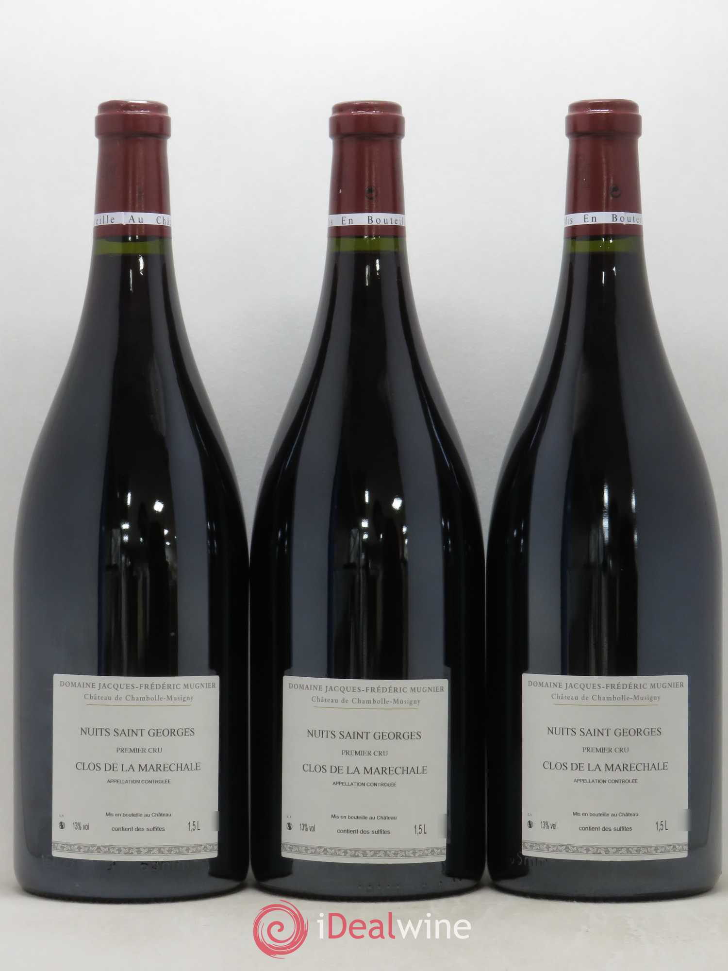 Nuits-Saint-Georges 1er Cru Clos de La Maréchale Jacques-Frédéric Mugnier 2010 - Lot de 3 magnums - 1
