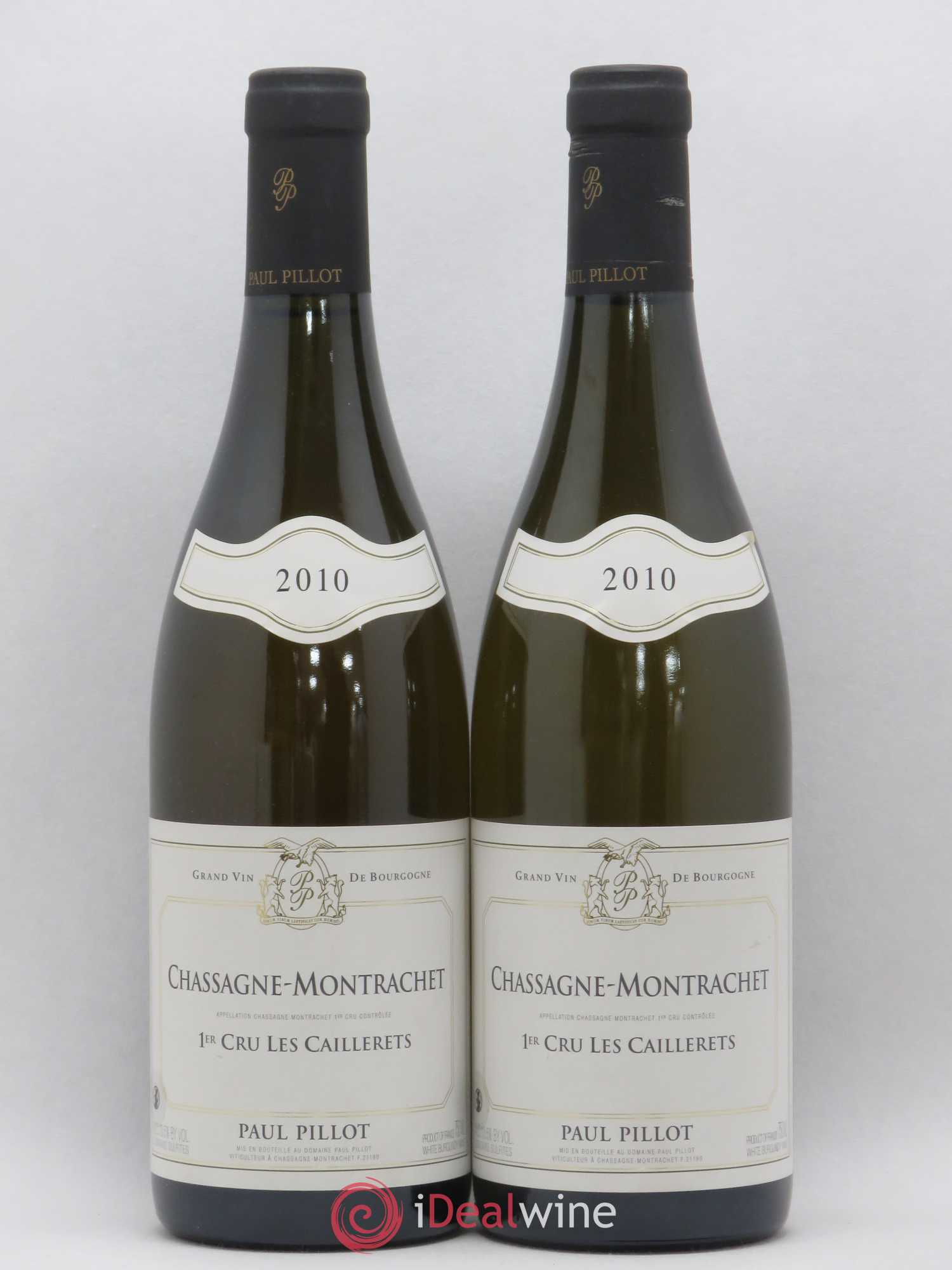 Chassagne-Montrachet 1er Cru Les Caillerets Paul Pillot (Domaine) 2010 - Lot de 2 bouteilles - 0