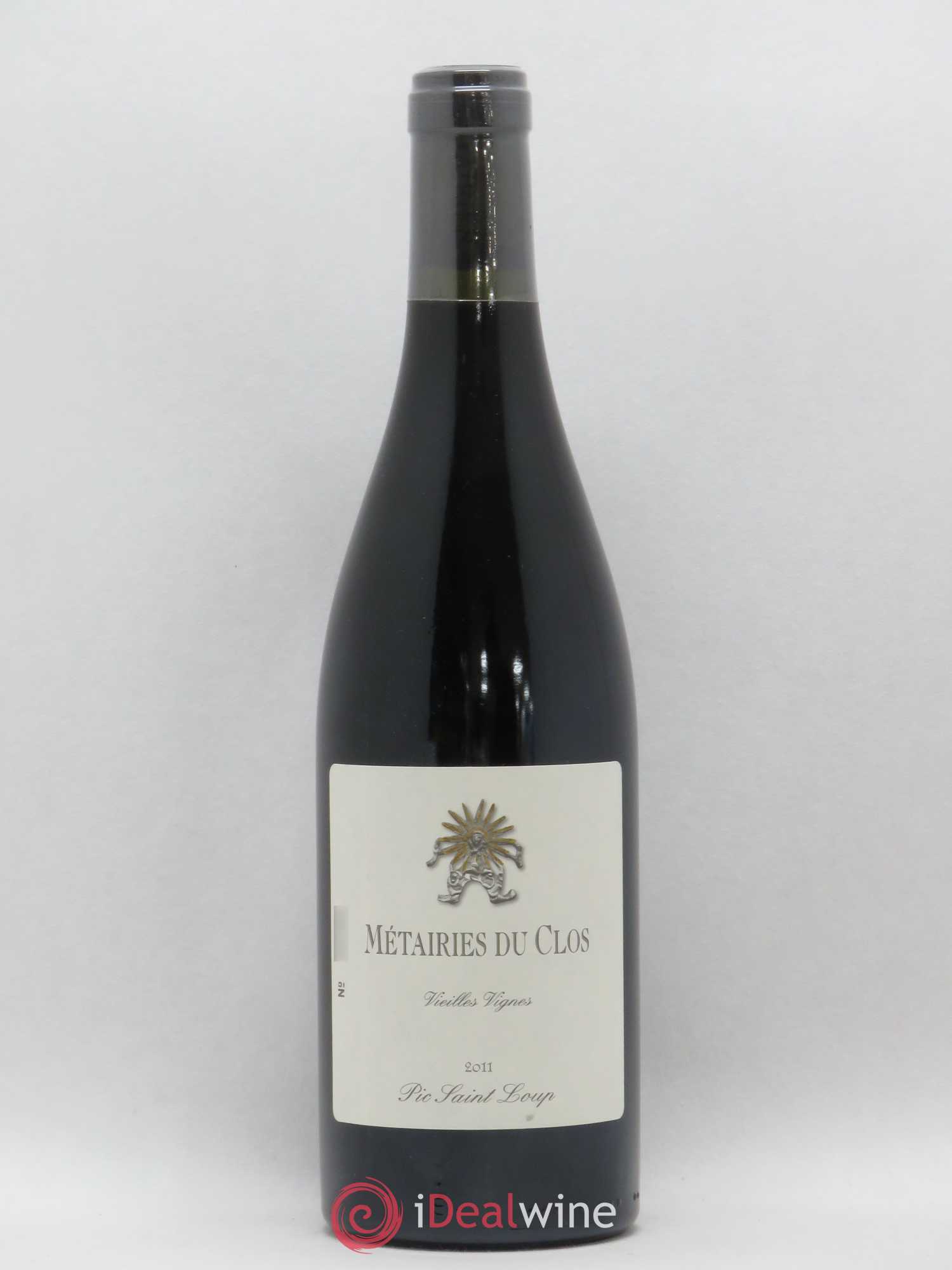 Pic Saint-Loup Les Métairies du Clos Vieilles Vignes Christophe Peyrus et Françoise Julien 2011 - Lot de 1 bouteille - 0