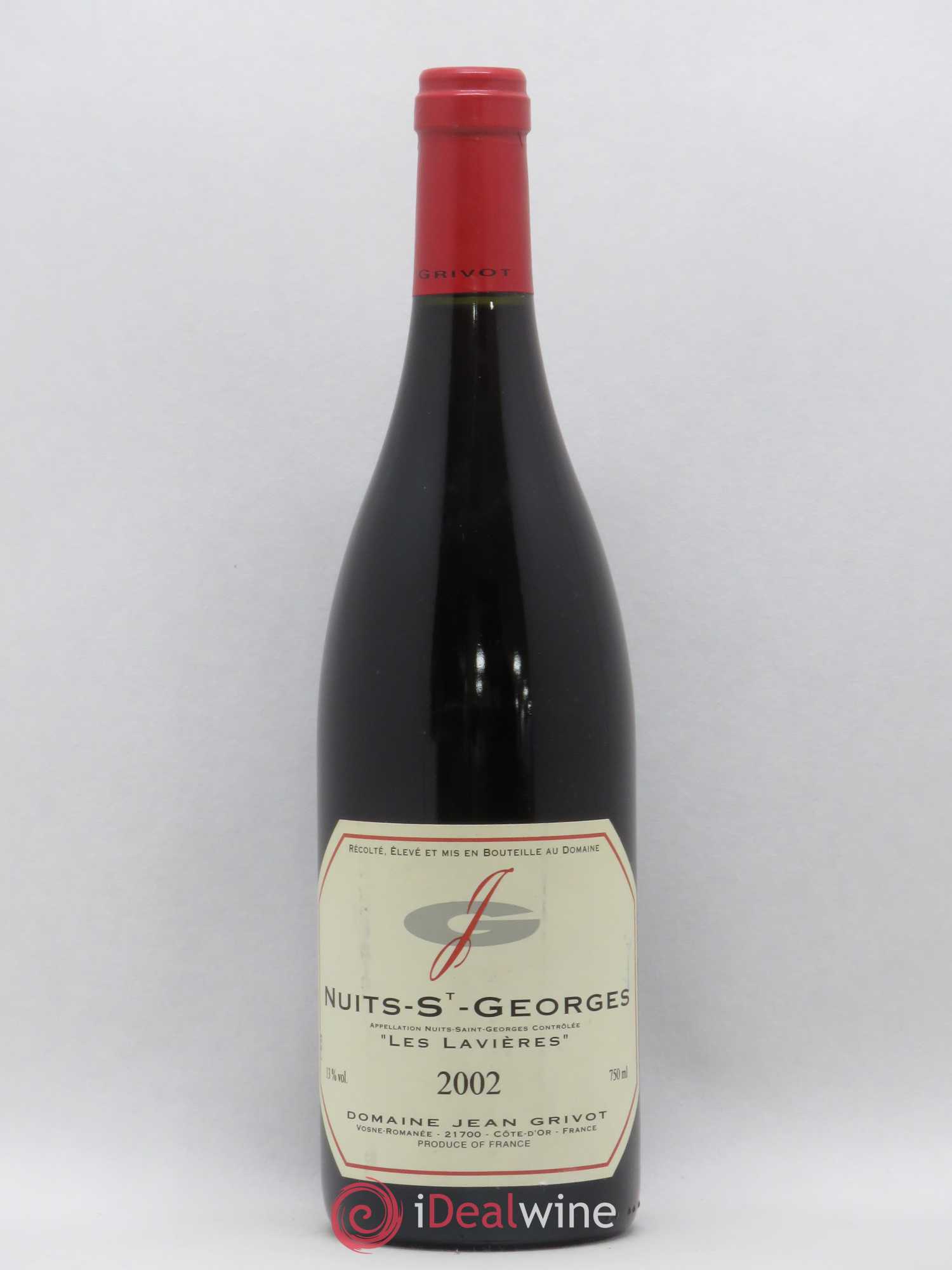 Nuits-Saint-Georges Les Lavières Jean Grivot 2002 - Lot de 1 bouteille - 0