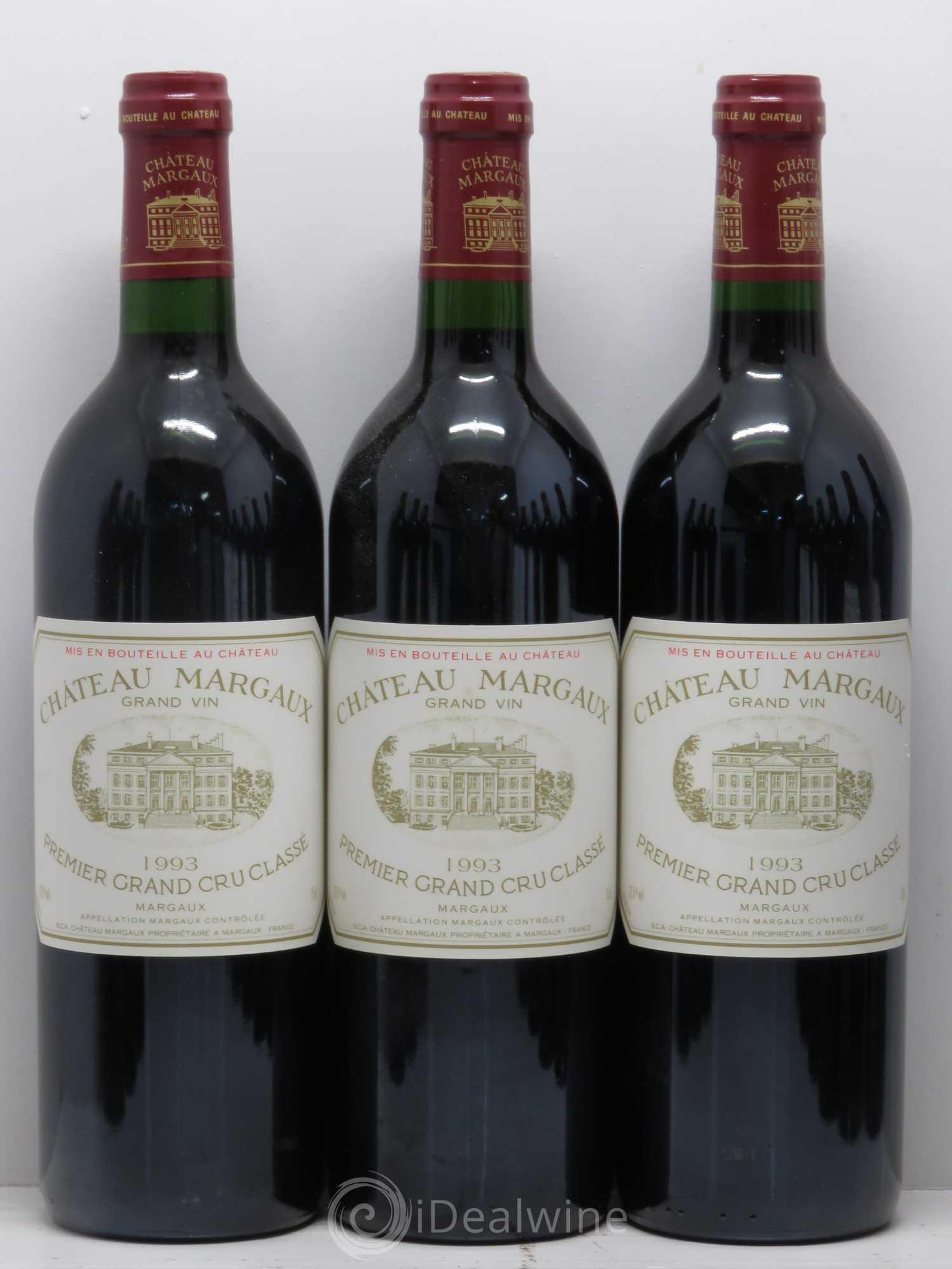 Château Margaux 1er Grand Cru Classé 1993 - Lot de 12 bouteilles - 1