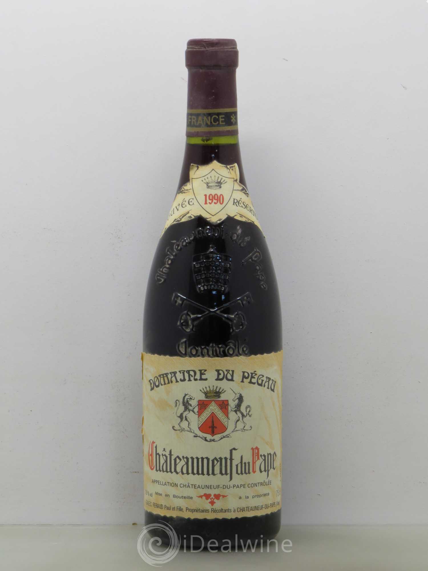 Châteauneuf-du-Pape Domaine du Pégau Cuvée Réservée Paul et Laurence Féraud 1990 - Lot de 1 bouteille - 0