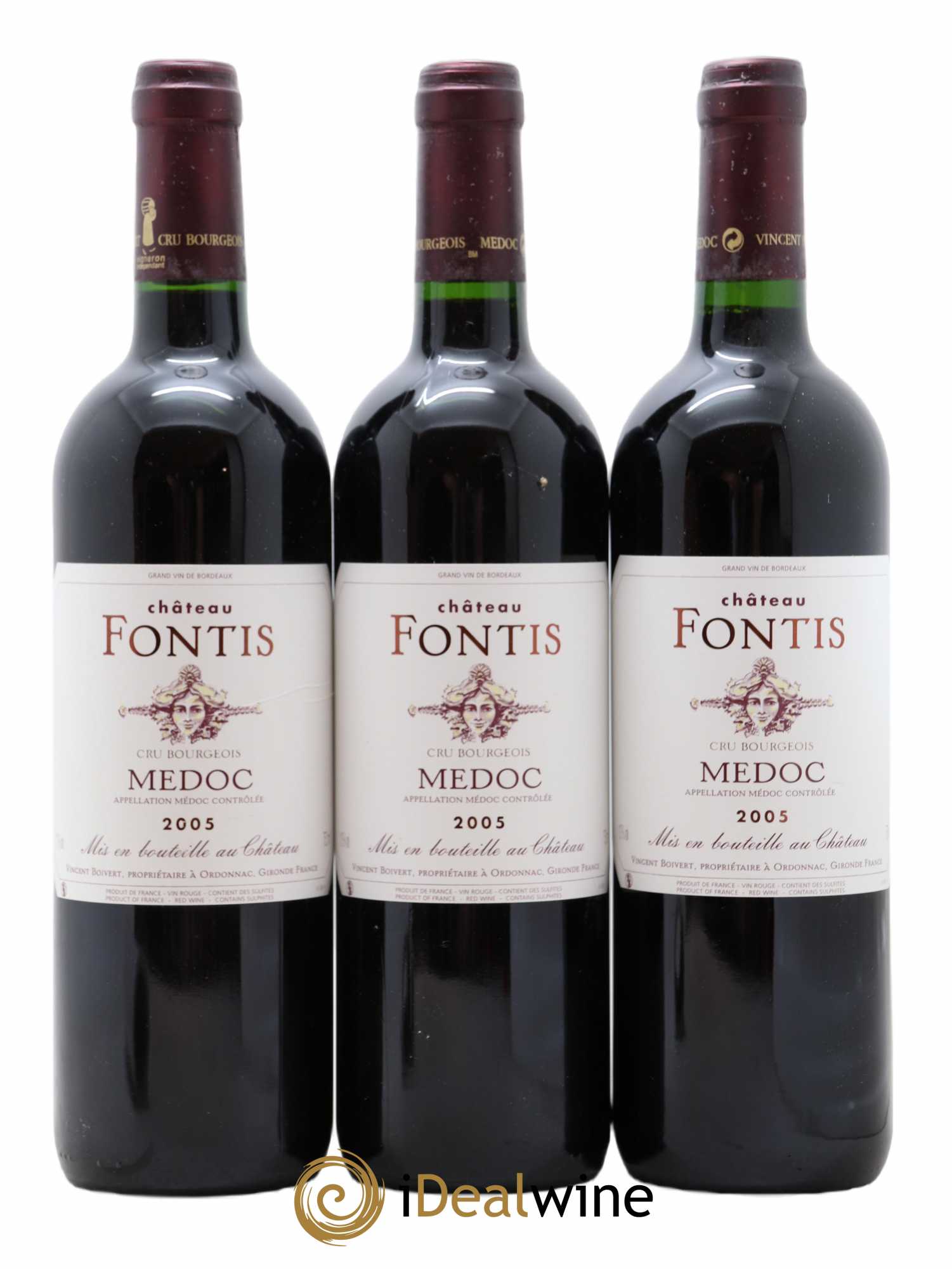Médoc Château Fontis (sans prix de réserve) 2005 - Posten von 3 Flaschen - 0