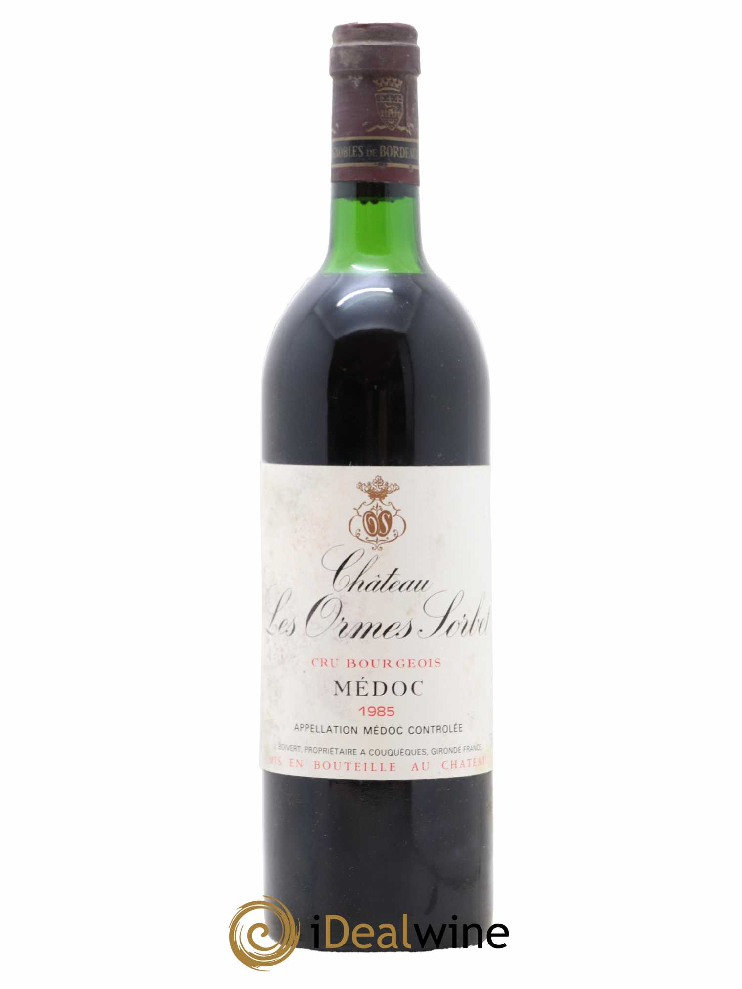 Château les Ormes Sorbet Cru Bourgeois (sans prix de réserve) 1985 - Lot de 1 bouteille - 0