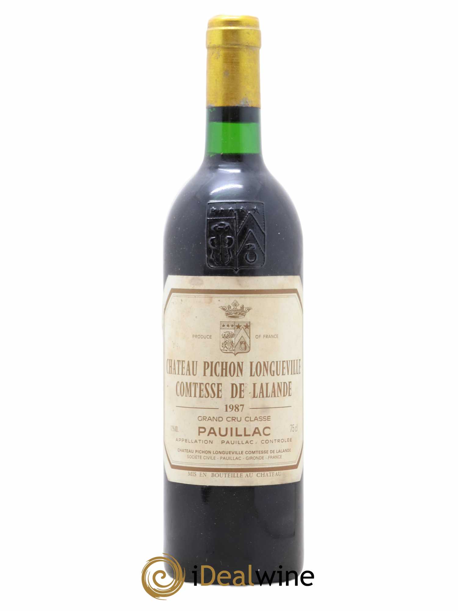 Château Pichon Longueville Comtesse de Lalande 2ème Grand Cru Classé 1987 - Lot de 1 bouteille - 0