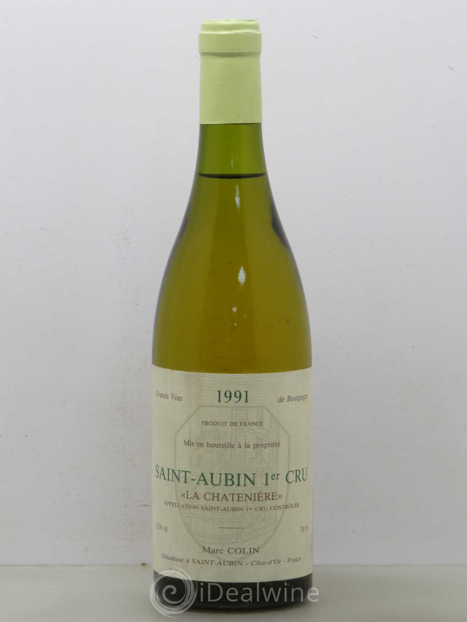 Saint-Aubin 1er Cru La Chatenière Marc Colin & Fils 1991 - Lot de 1 bouteille - 0