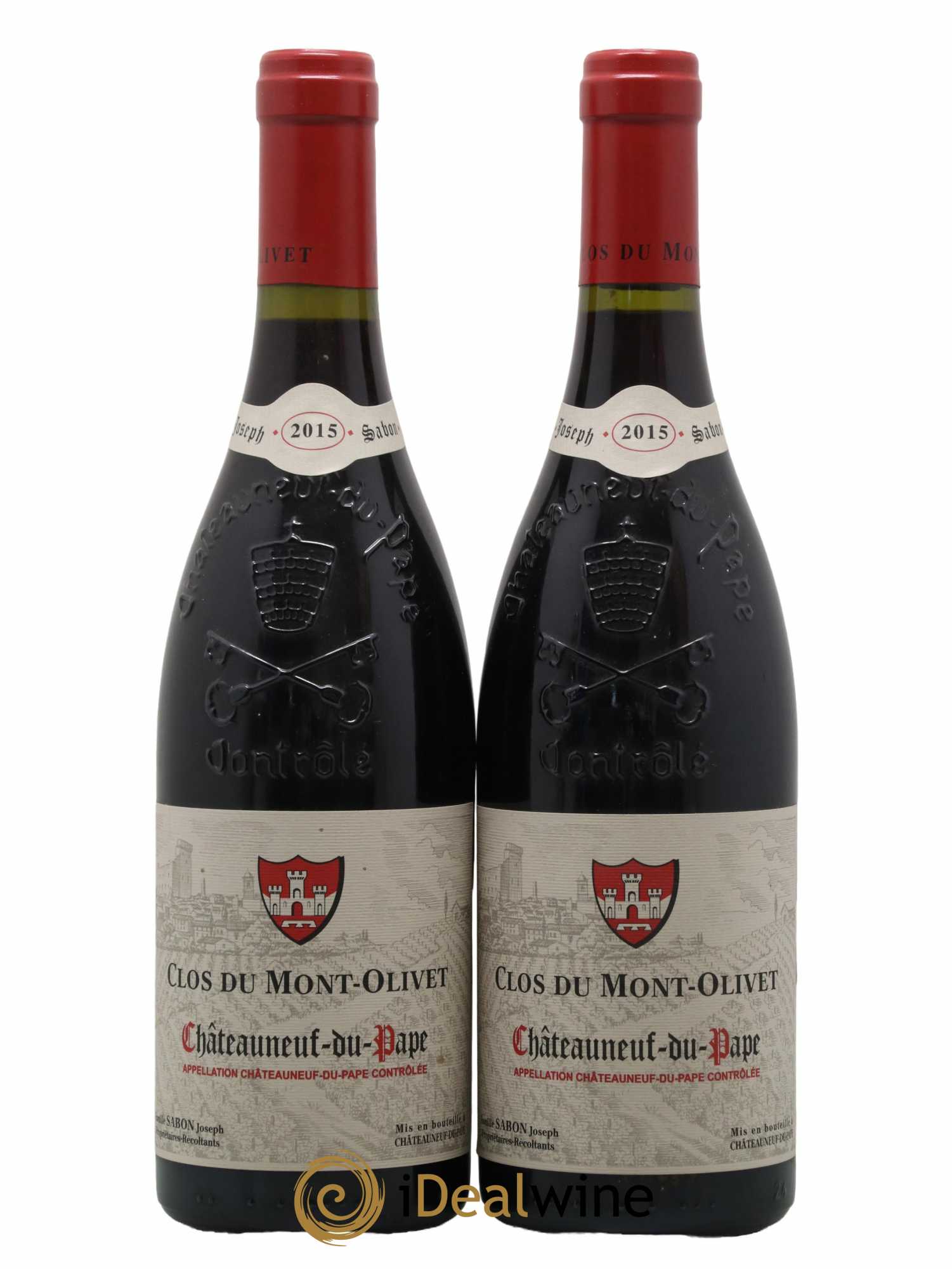 Châteauneuf-du-Pape Clos du Mont-Olivet 2015 - Lot de 2 bouteilles - 0