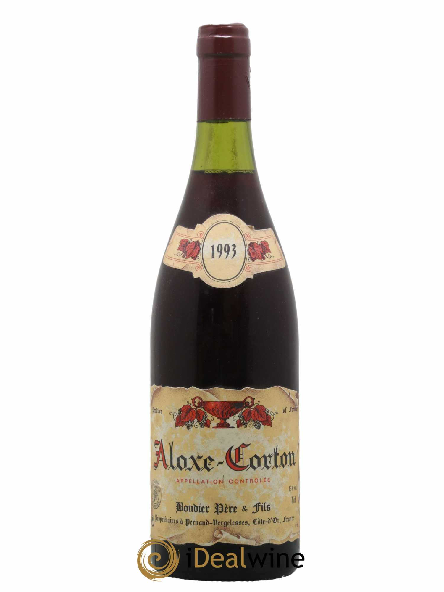 Aloxe-Corton Domaine Boudier Père Et Fils 1993 - Lot de 1 bouteille - 0
