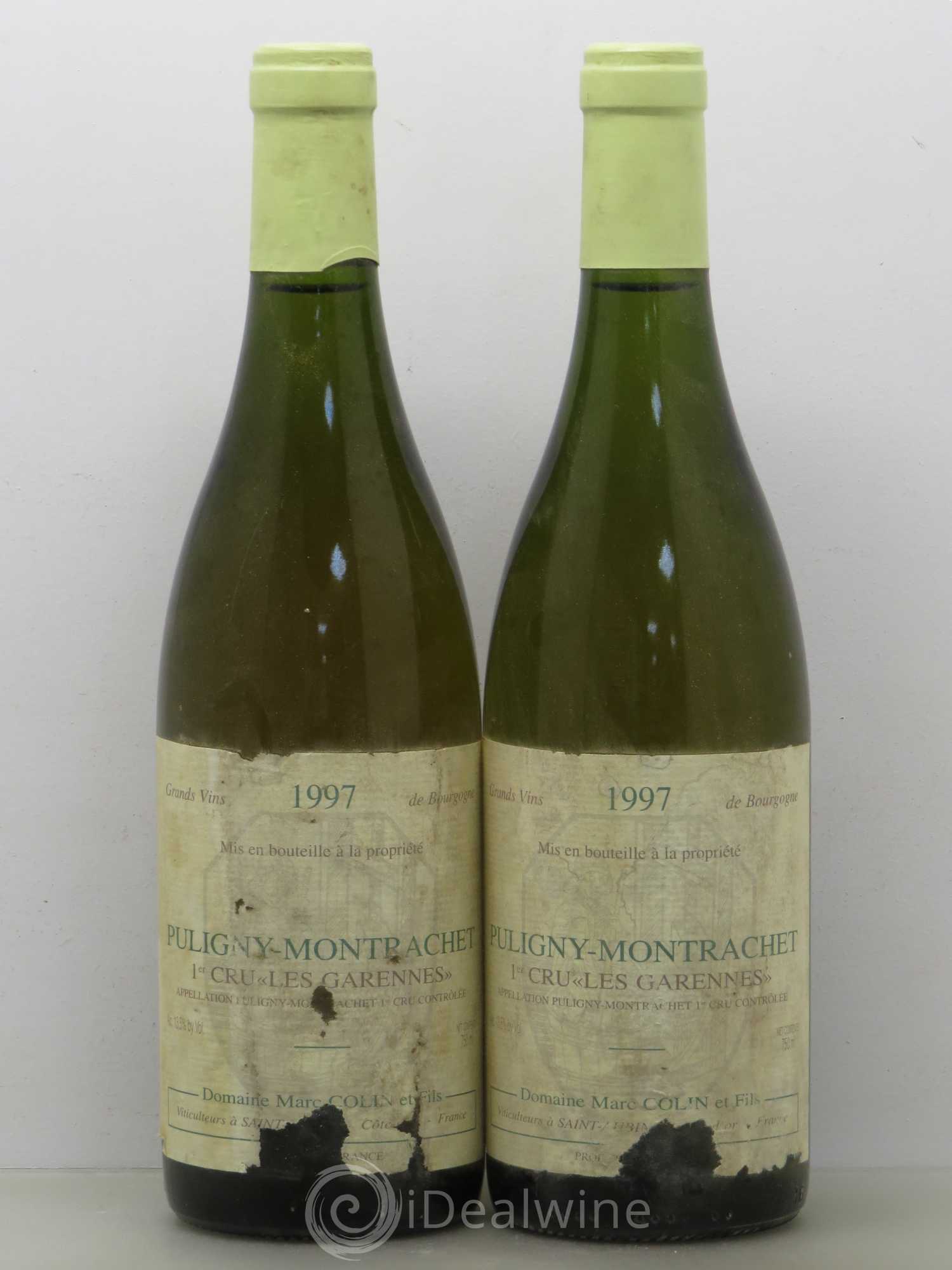 Puligny-Montrachet 1er Cru Les Garennes Marc Colin 1997 - Posten von 2 Flaschen - 0