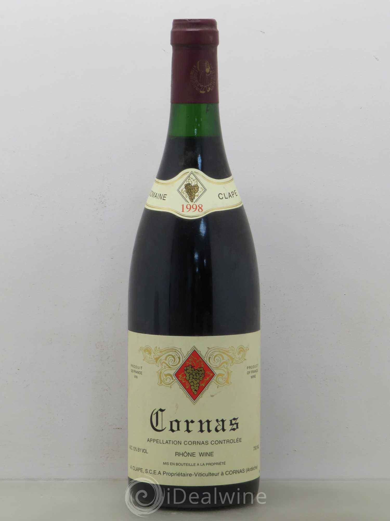 Cornas Auguste Clape 1998 - Lot de 1 bouteille - 0