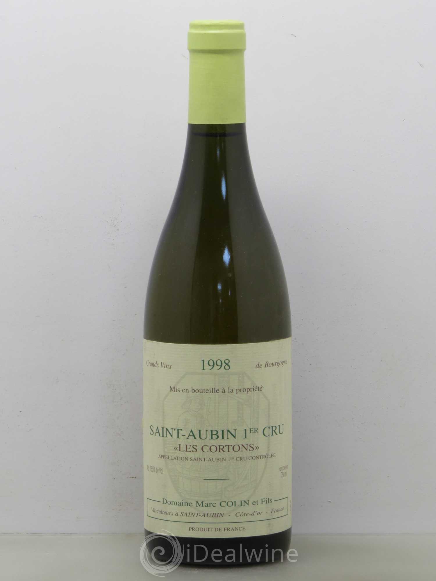 Saint-Aubin 1er Cru Les Cortons Marc Colin 1998 - Posten von 1 Flasche - 0