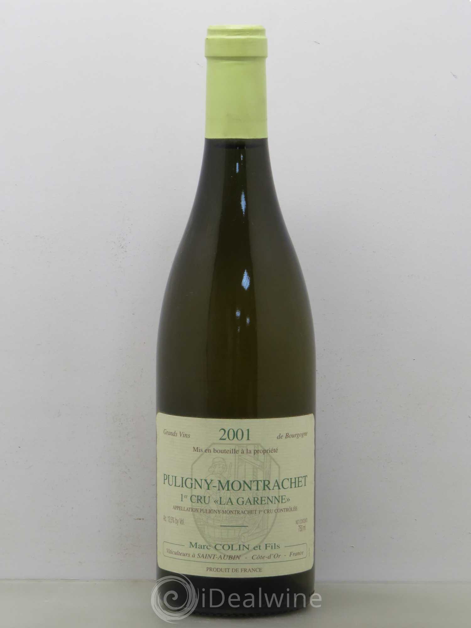 Puligny-Montrachet 1er Cru Les Garennes Marc Colin 2001 - Posten von 1 Flasche - 0