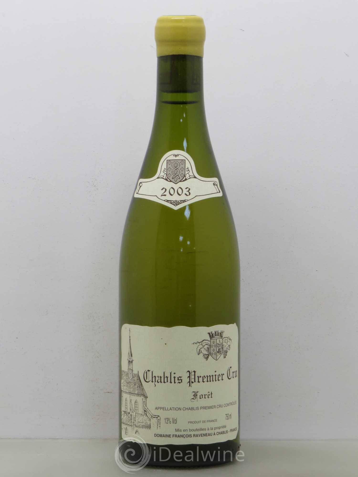 Chablis 1er Cru Forêt Raveneau (Domaine) 2003 - Posten von 1 Flasche - 0