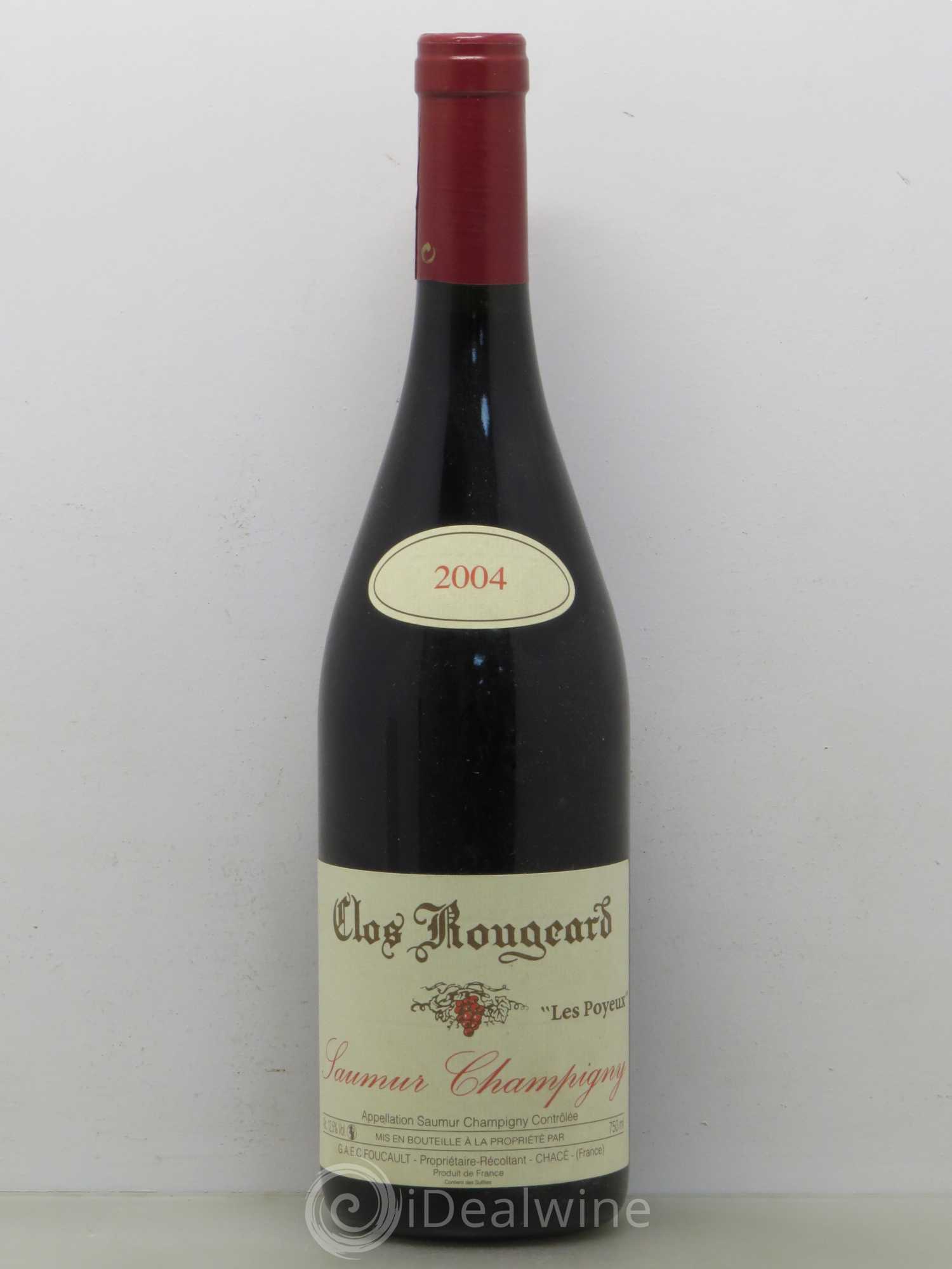 Saumur-Champigny Les Poyeux Clos Rougeard 2004 - Lot de 1 bouteille - 0