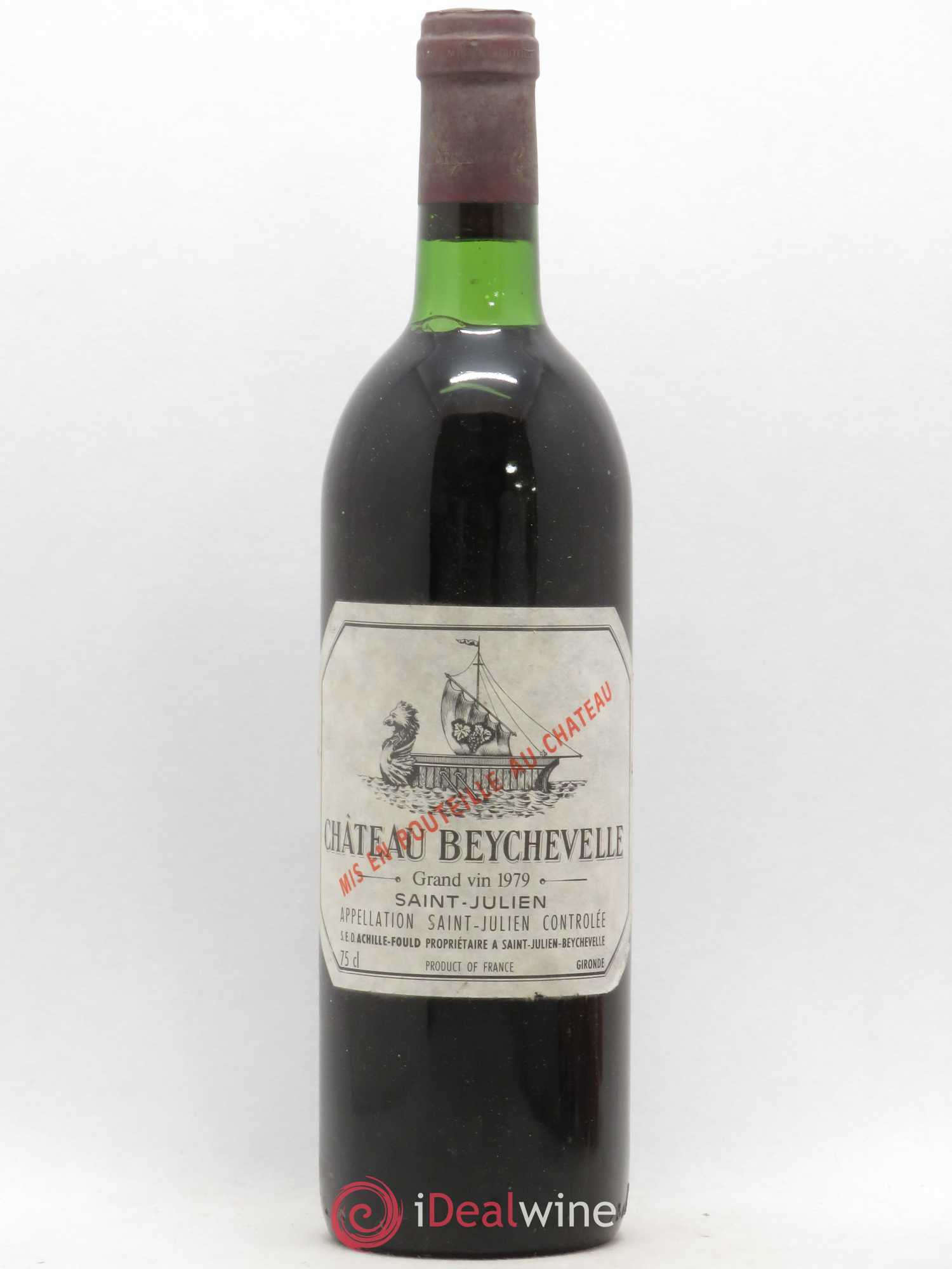 Château Beychevelle 4ème Grand Cru Classé 1979 - Lot de 1 bouteille - 0