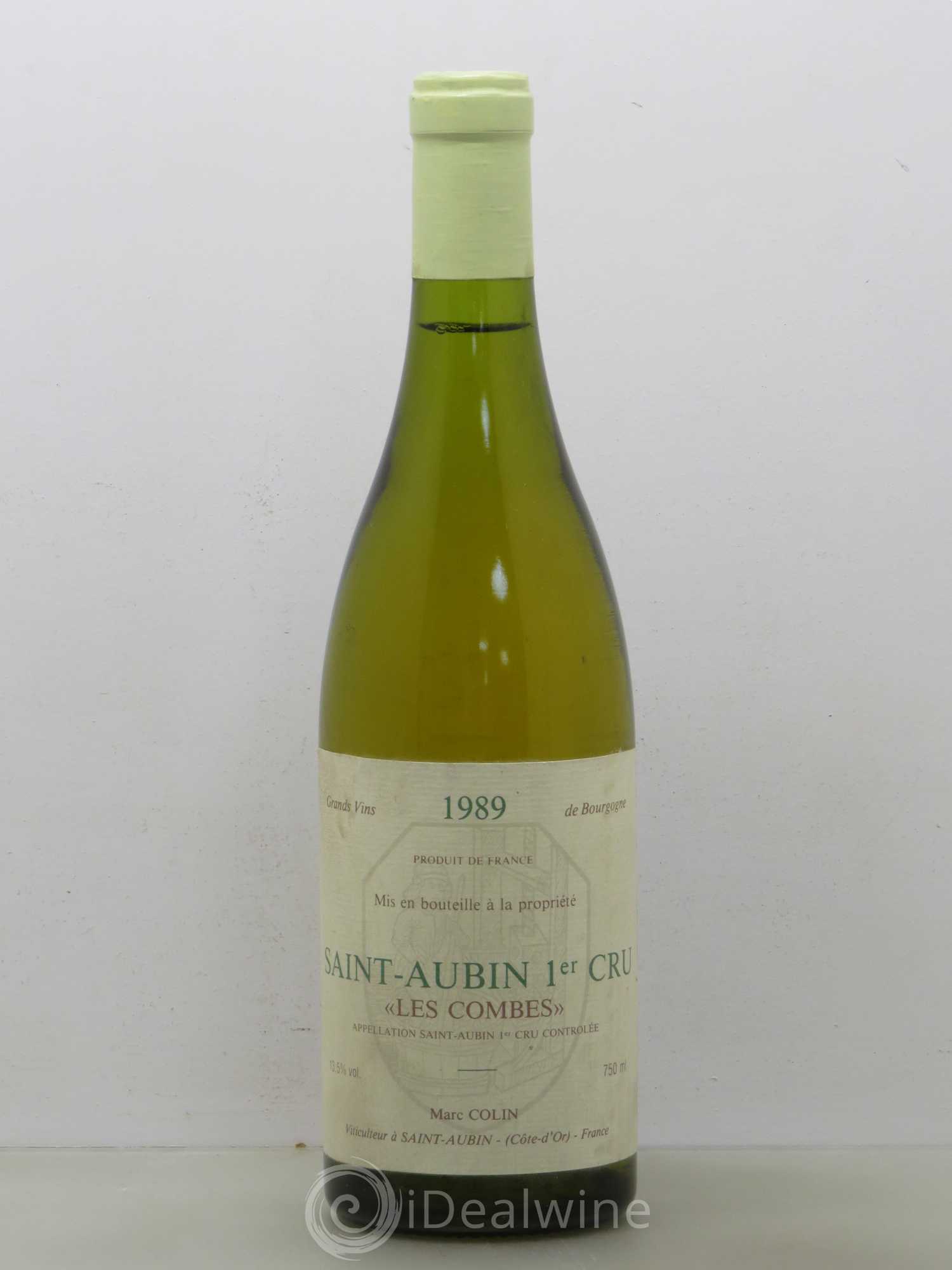 Saint-Aubin 1er Cru Les Combes Marc Colin 1989 - Posten von 1 Flasche - 0