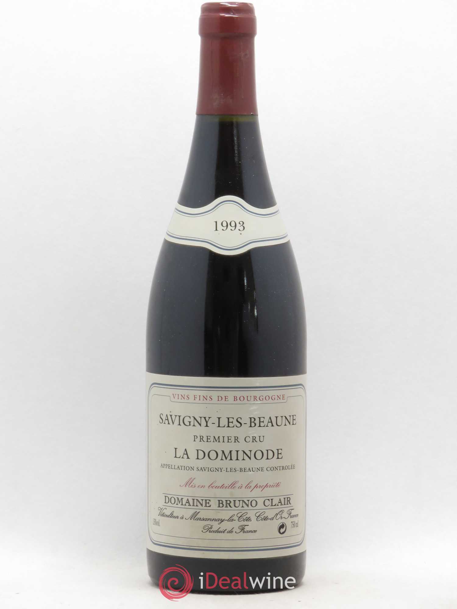 Savigny-lès-Beaune 1er Cru La Dominode Bruno Clair (Domaine) 1993 - Lot de 1 bouteille - 0