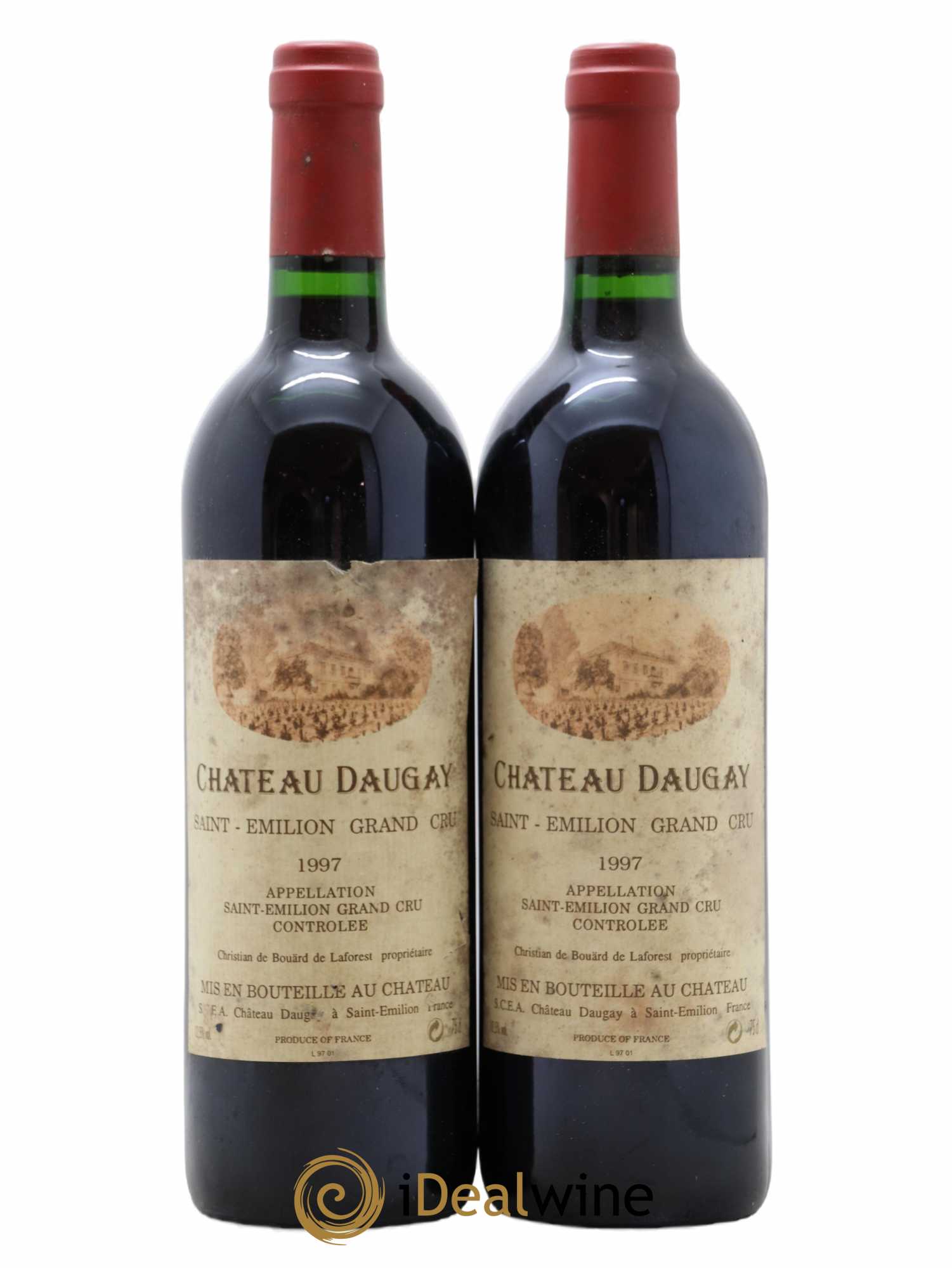 Château Daugay 1997 - Lot de 2 bouteilles - 0
