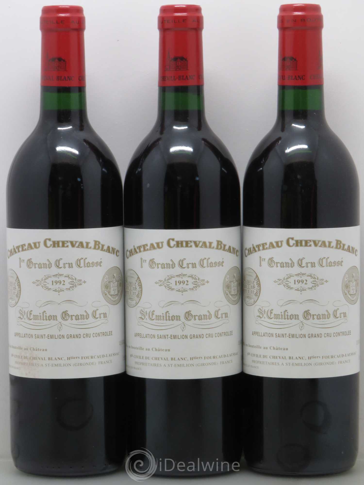 Château Cheval Blanc 1er Grand Cru Classé A 1992 - Lot de 6 bouteilles - 2