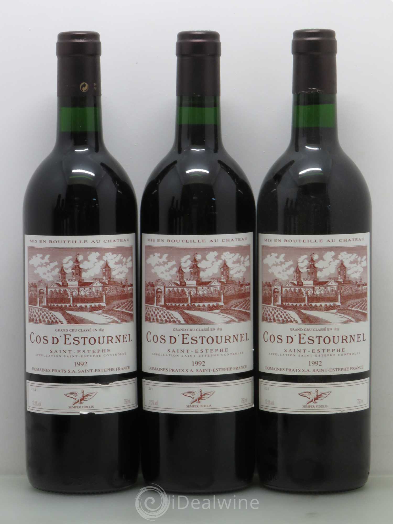 Cos d'Estournel 2ème Grand Cru Classé 1992 - Lot de 6 bouteilles - 1