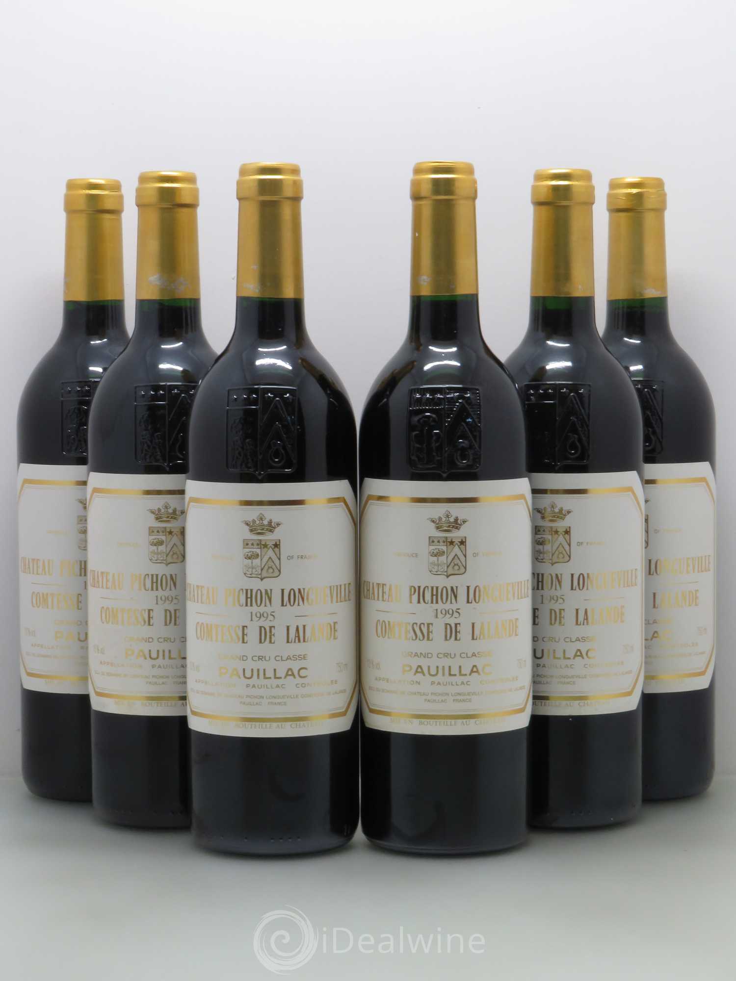 Château Pichon Longueville Comtesse de Lalande 2ème Grand Cru Classé 1995 - Lot de 6 bouteilles - 0