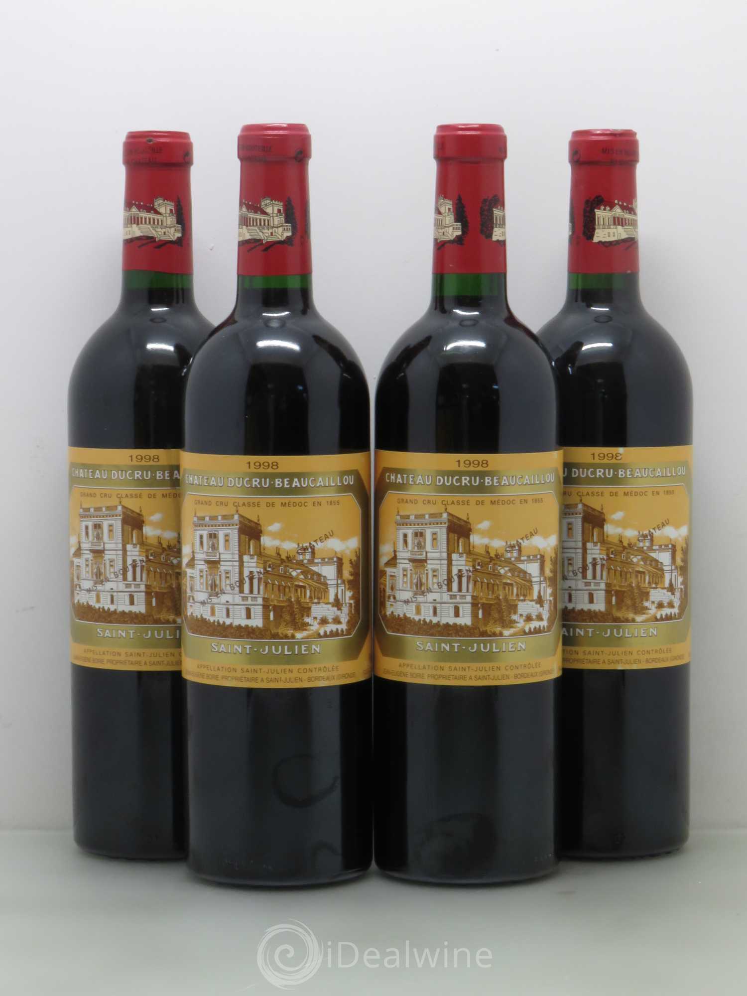 Château Ducru Beaucaillou 2ème Grand Cru Classé 1998 - Lot de 4 bouteilles - 0