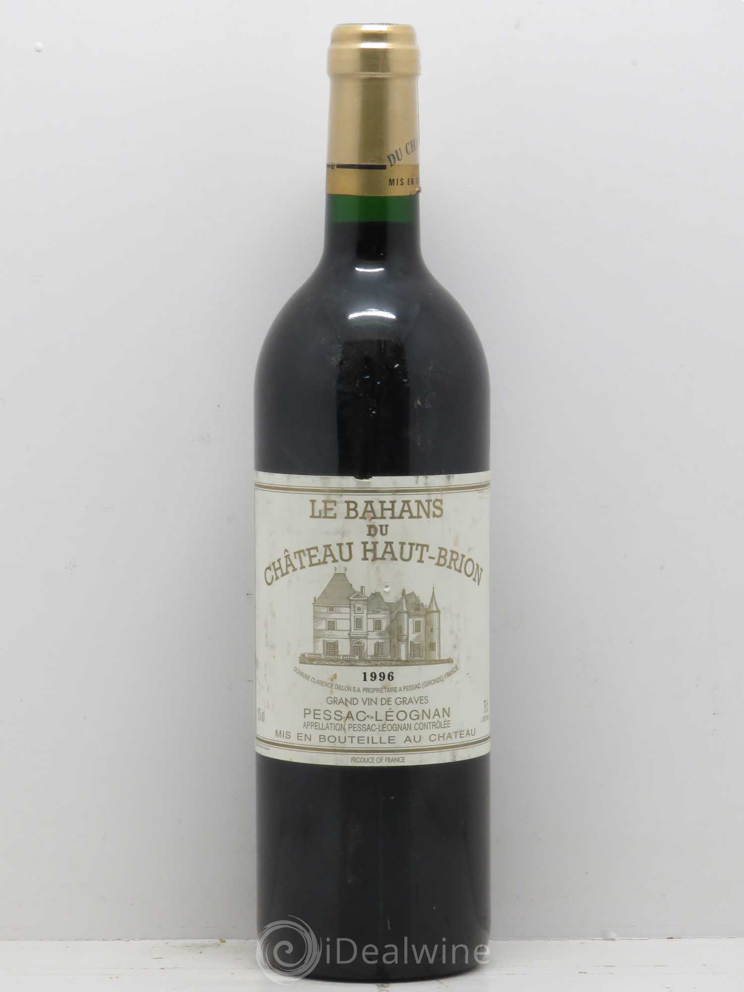 Clarence (Bahans) de Haut-Brion Second Vin 1996 - Lot de 1 bouteille - 0
