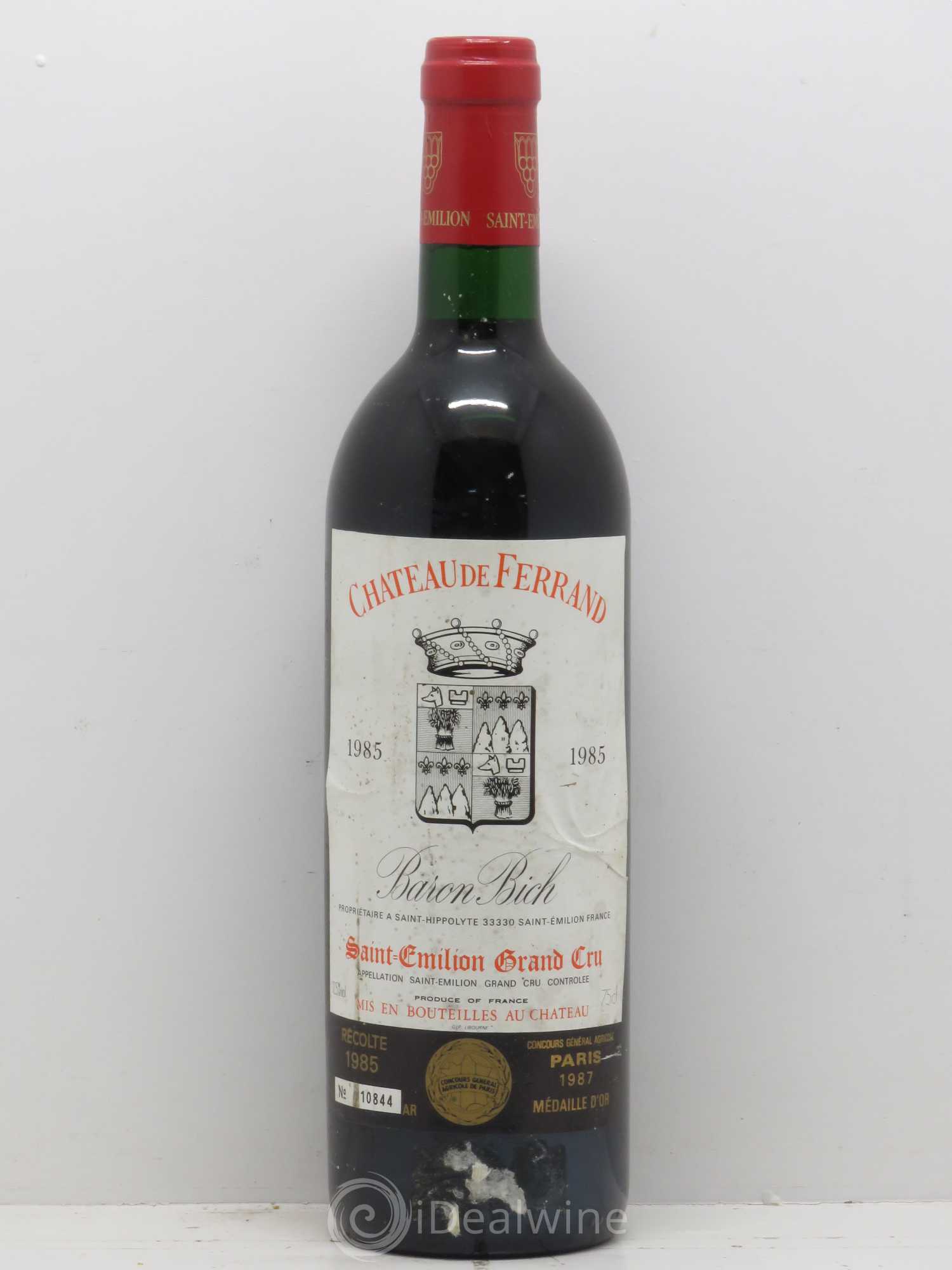 Château de Ferrand Grand Cru Classé 1985 - Lot de 1 bouteille - 0