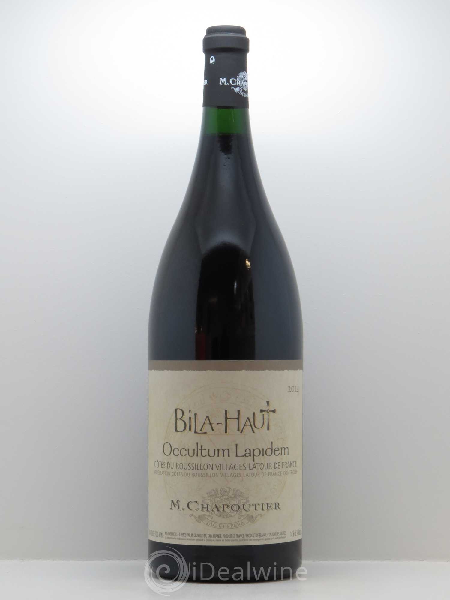 Côtes du Roussillon Villages Latour de France Bila-Haut (Domaine) Occultum Lapidem Chapoutier 2014 - Lot de 1 double magnum - 0