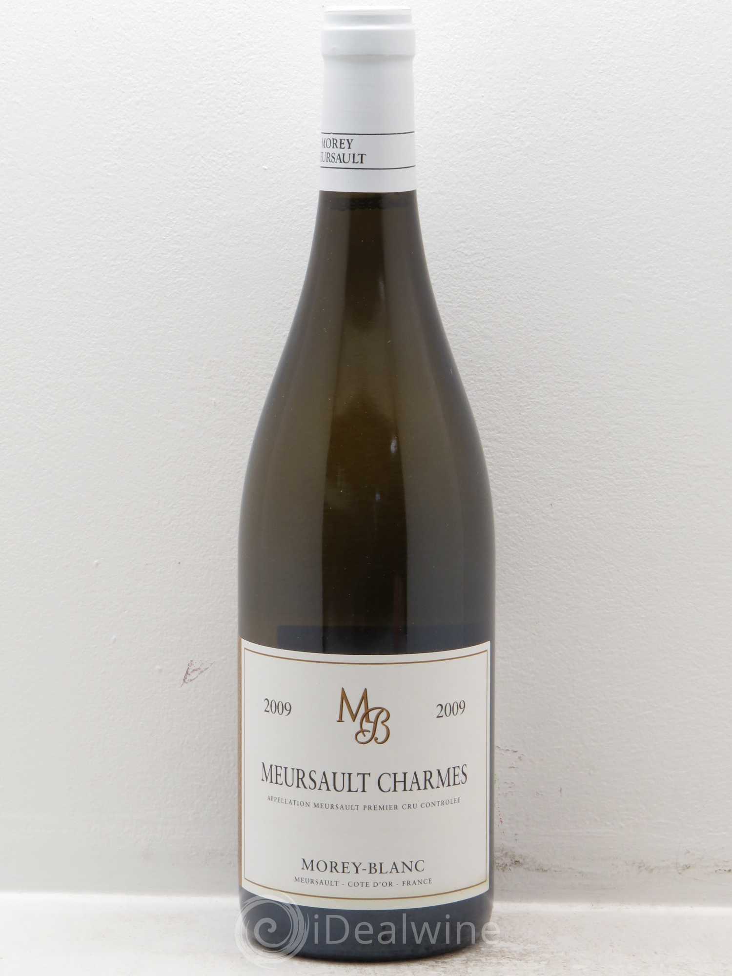 Meursault 1er Cru Charmes Morey-Blanc 2009 - Lot de 1 bouteille - 0
