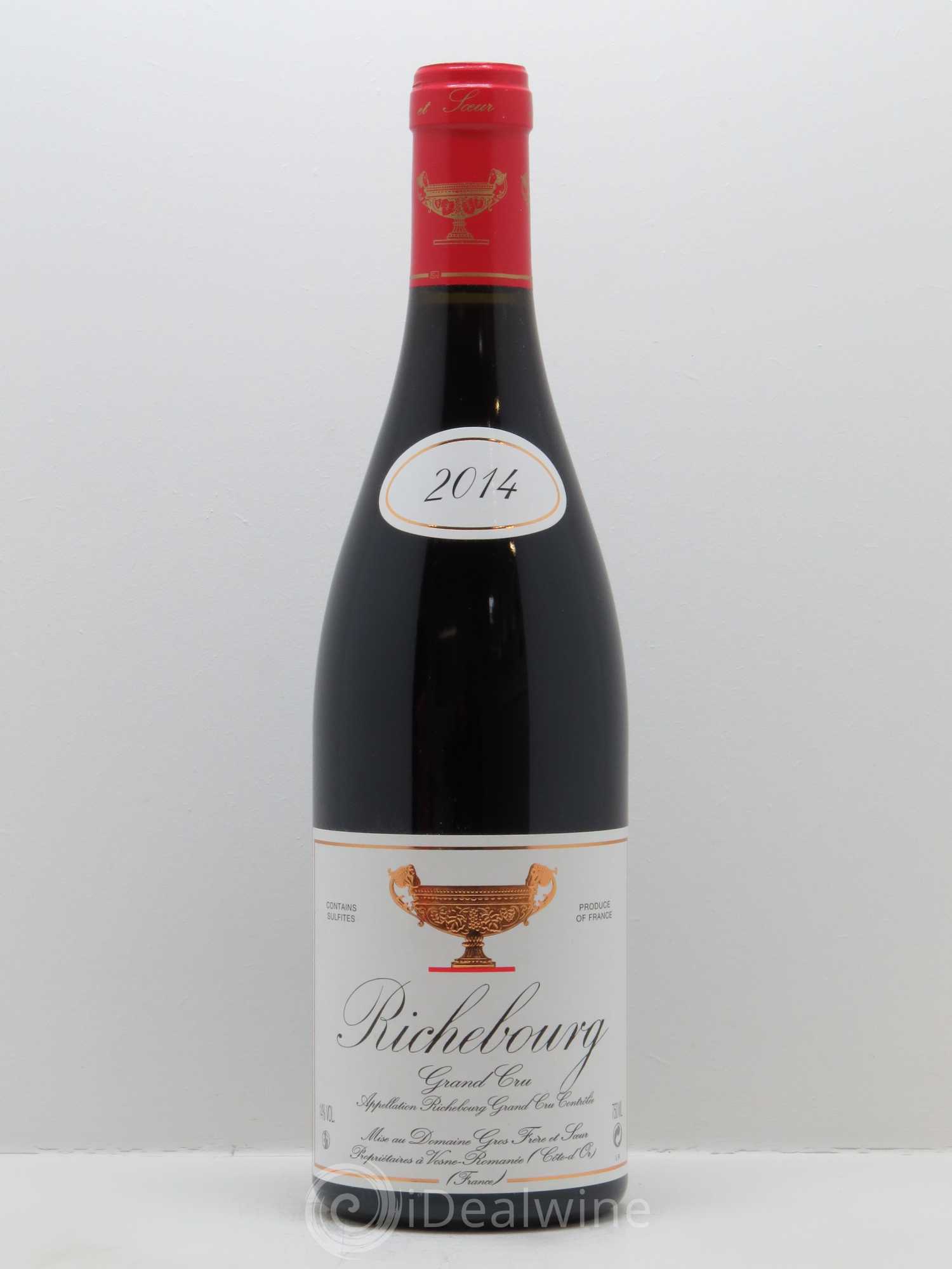 Richebourg Grand Cru Gros Frère & Soeur 2014 - Lot de 1 bouteille - 0