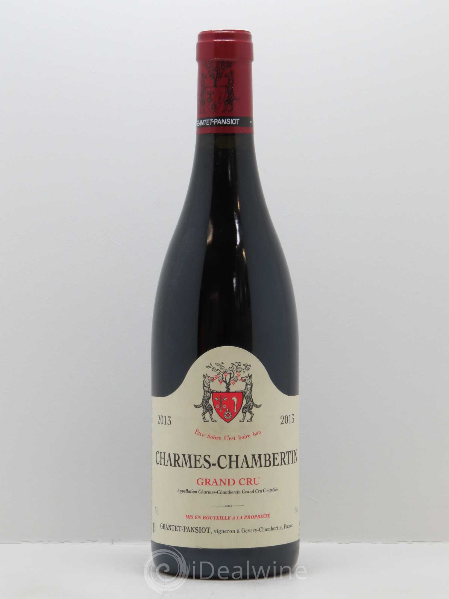 Charmes-Chambertin Grand Cru Geantet-Pansiot 2013 - Lot de 1 bouteille - 0