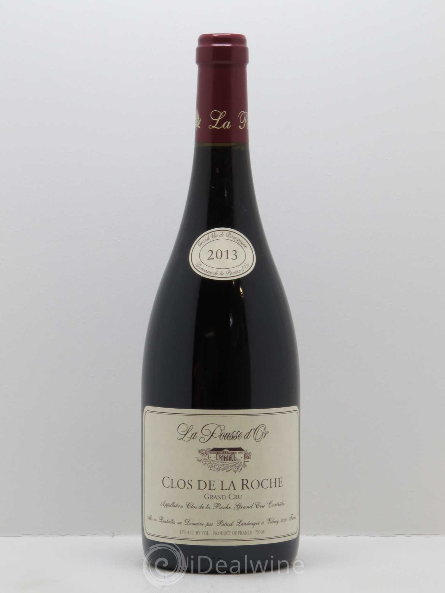 Clos de la Roche Grand Cru La Pousse d'Or (Domaine de) 2013 - Lot de 1 bouteille - 0