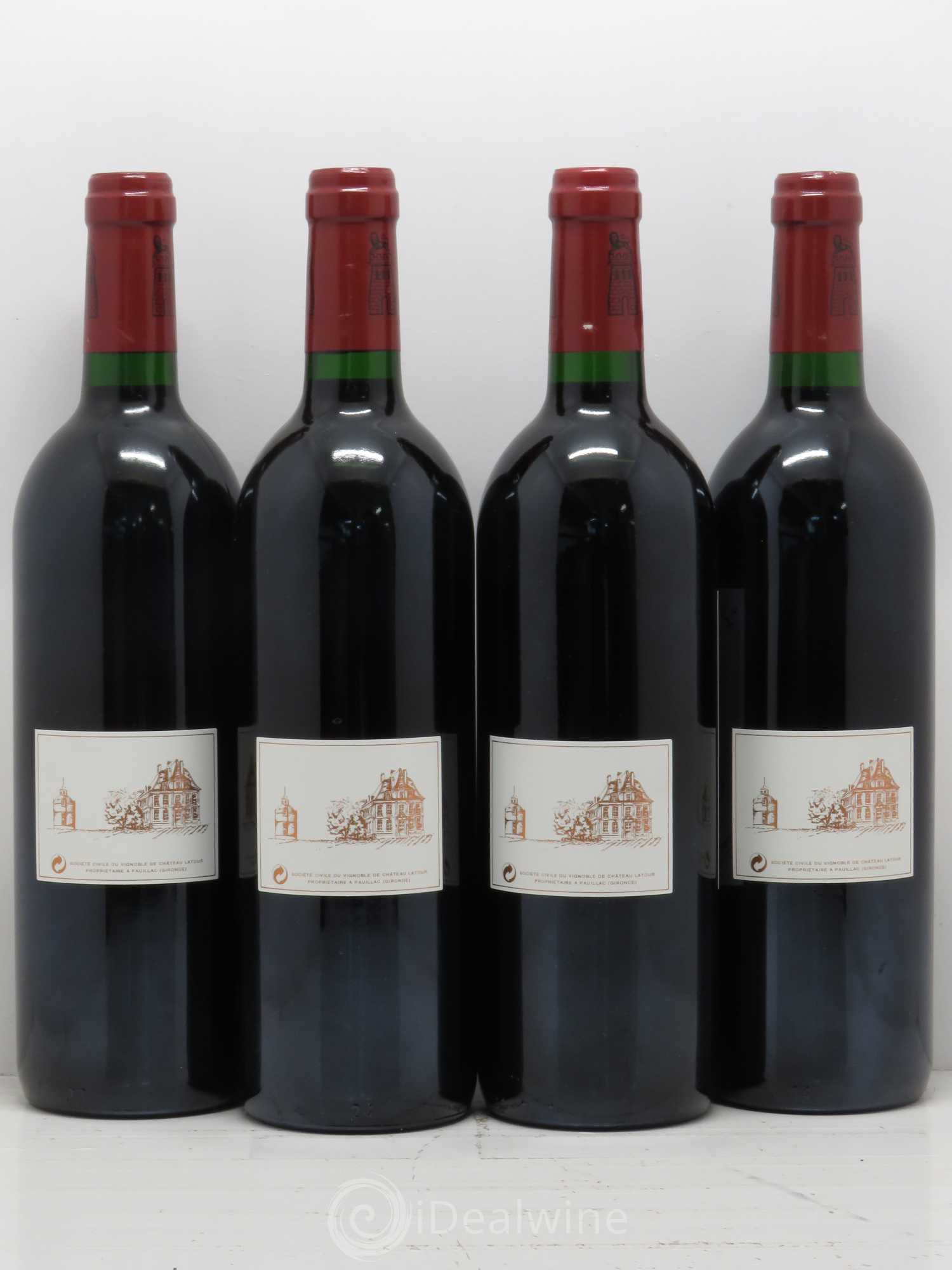 Château Latour 1er Grand Cru Classé 1995 - Lot de 4 bouteilles - 1