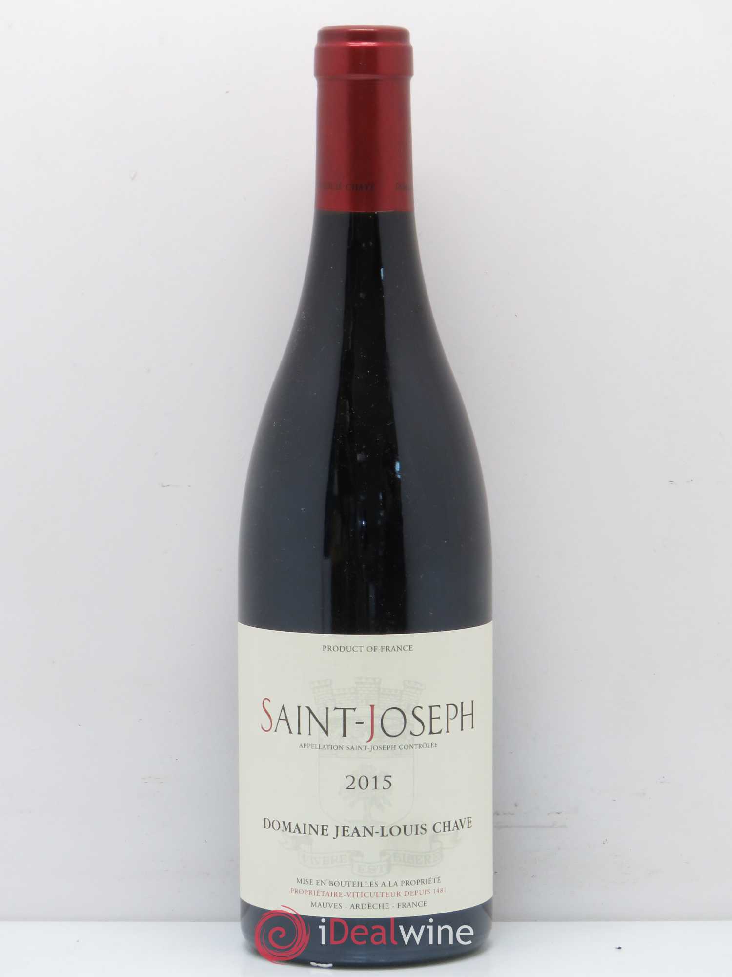 Saint-Joseph Jean-Louis Chave 2015 - Lot de 1 bouteille - 0