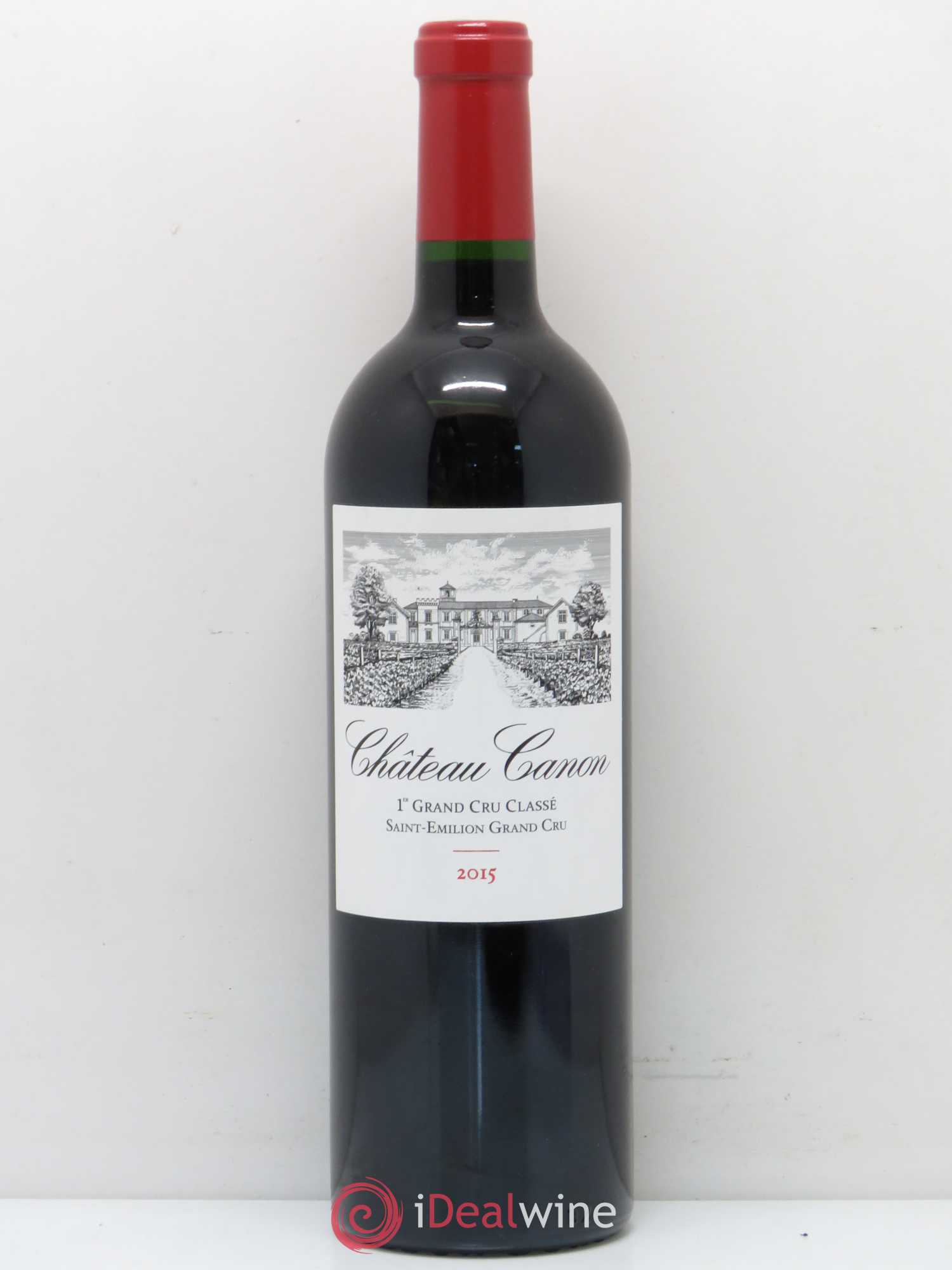 Château Canon 1er Grand Cru Classé B 2015 - Lot de 1 bouteille - 0