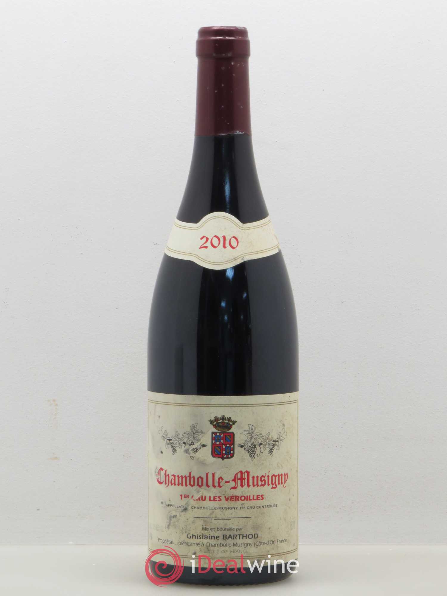 Chambolle-Musigny 1er Cru Les Véroilles Ghislaine Barthod 2010 - Lot de 1 bouteille - 0