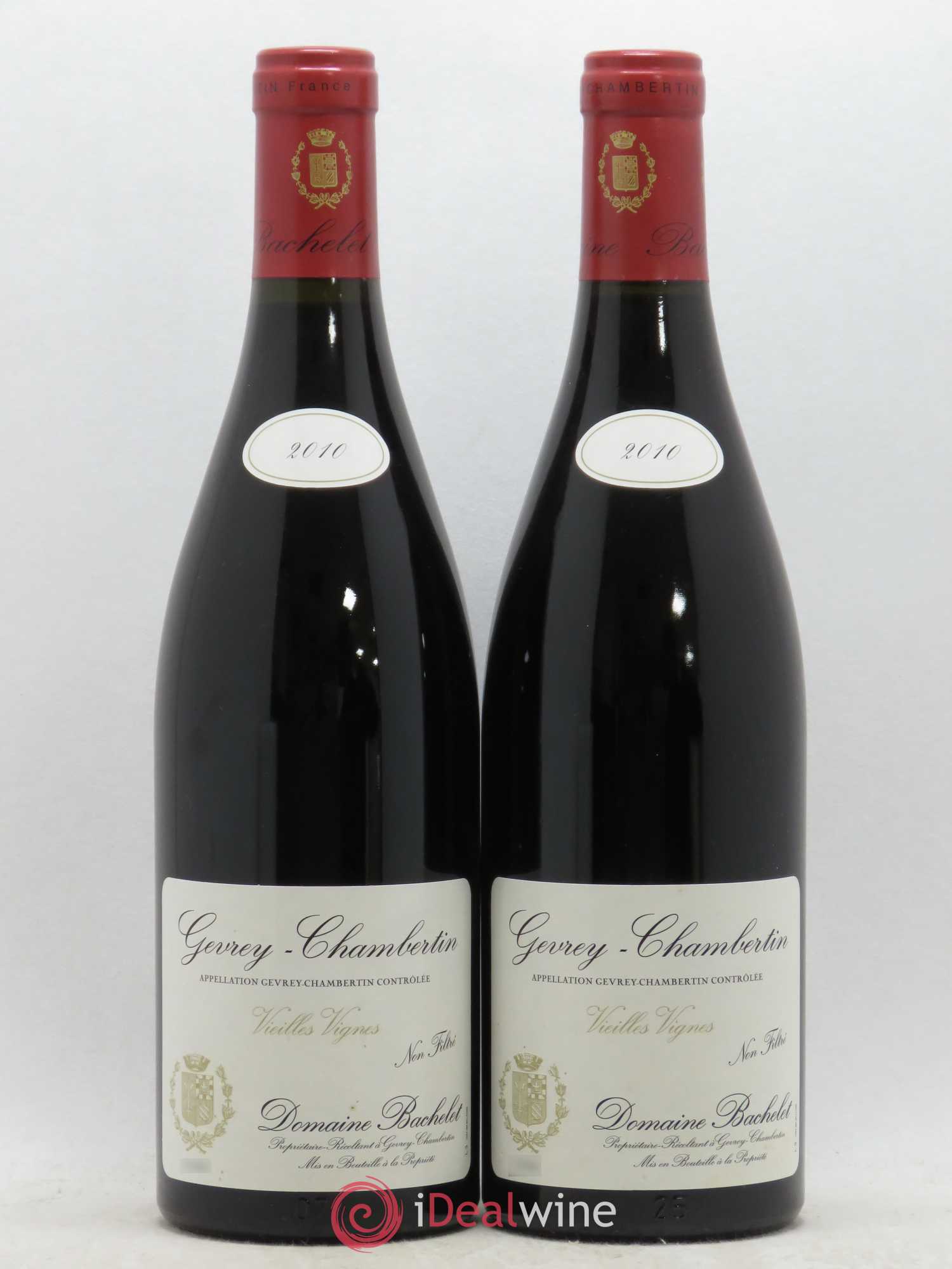 Gevrey-Chambertin Vieilles Vignes Denis Bachelet (Domaine) 2010 - Lot de 2 bouteilles - 0