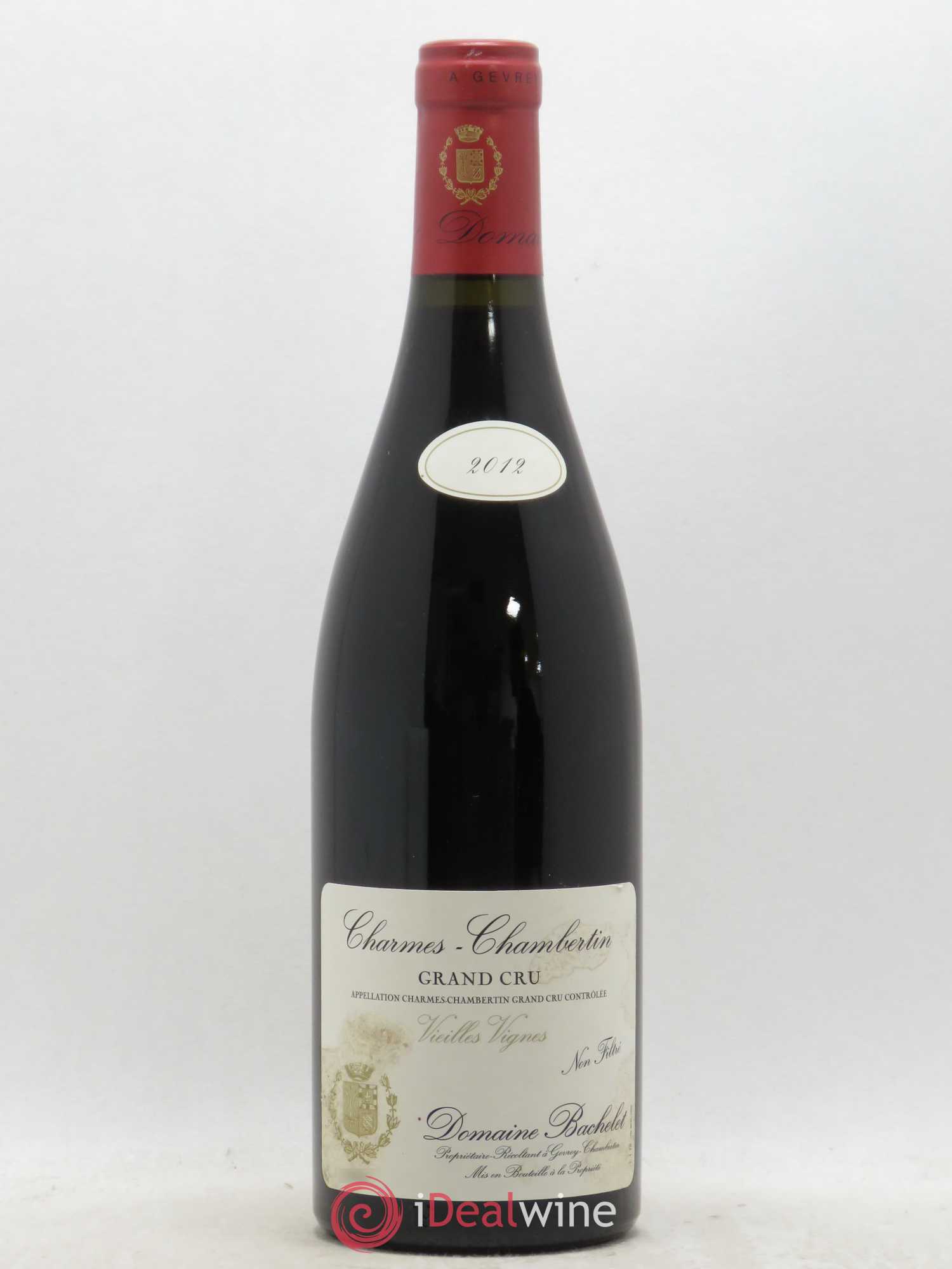 Charmes-Chambertin Grand Cru Vieilles Vignes Denis Bachelet (Domaine) 2012 - Lot de 1 bouteille - 0