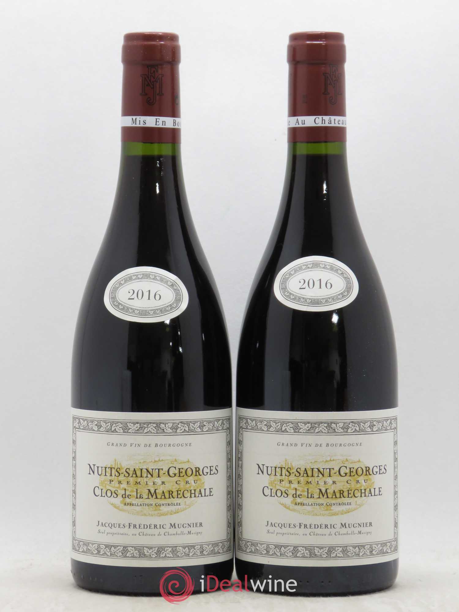 Nuits-Saint-Georges 1er Cru Clos de La Maréchale Jacques-Frédéric Mugnier 2016 - Lot de 2 bouteilles - 0