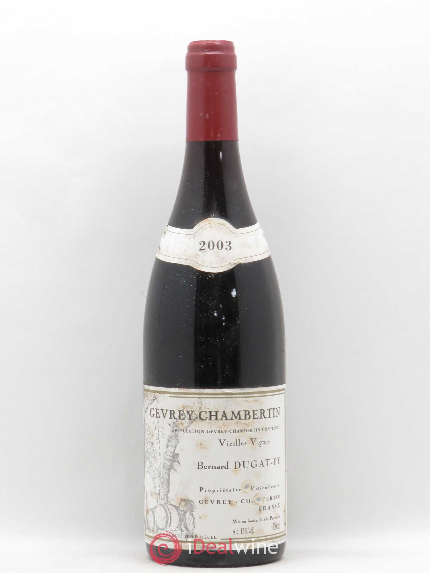 Gevrey-Chambertin Vieilles Vignes Dugat-Py 2003 - Lot de 1 bouteille - 0