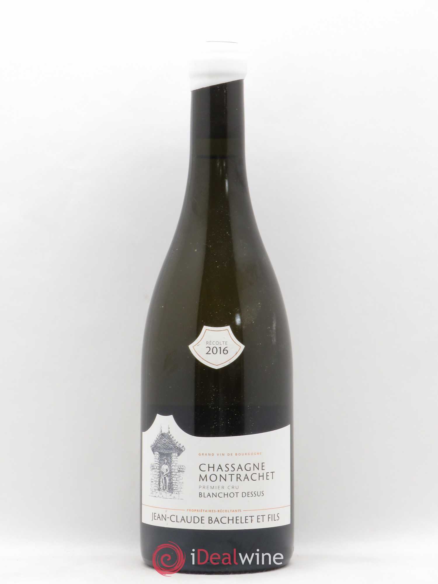 Chassagne-Montrachet 1er Cru Blanchot Dessus Jean-Claude Bachelet (Domaine) 2016 - Lot de 1 bouteille - 0