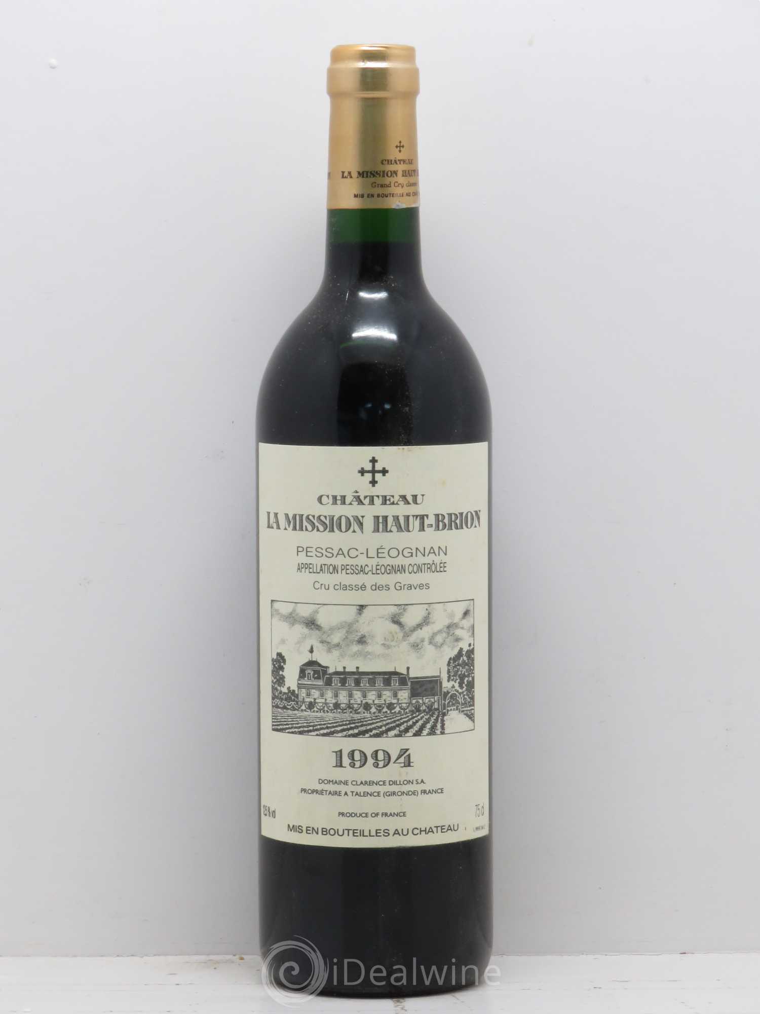 Château la Mission Haut-Brion Cru Classé de Graves 1994 - Lot de 1 bouteille - 0