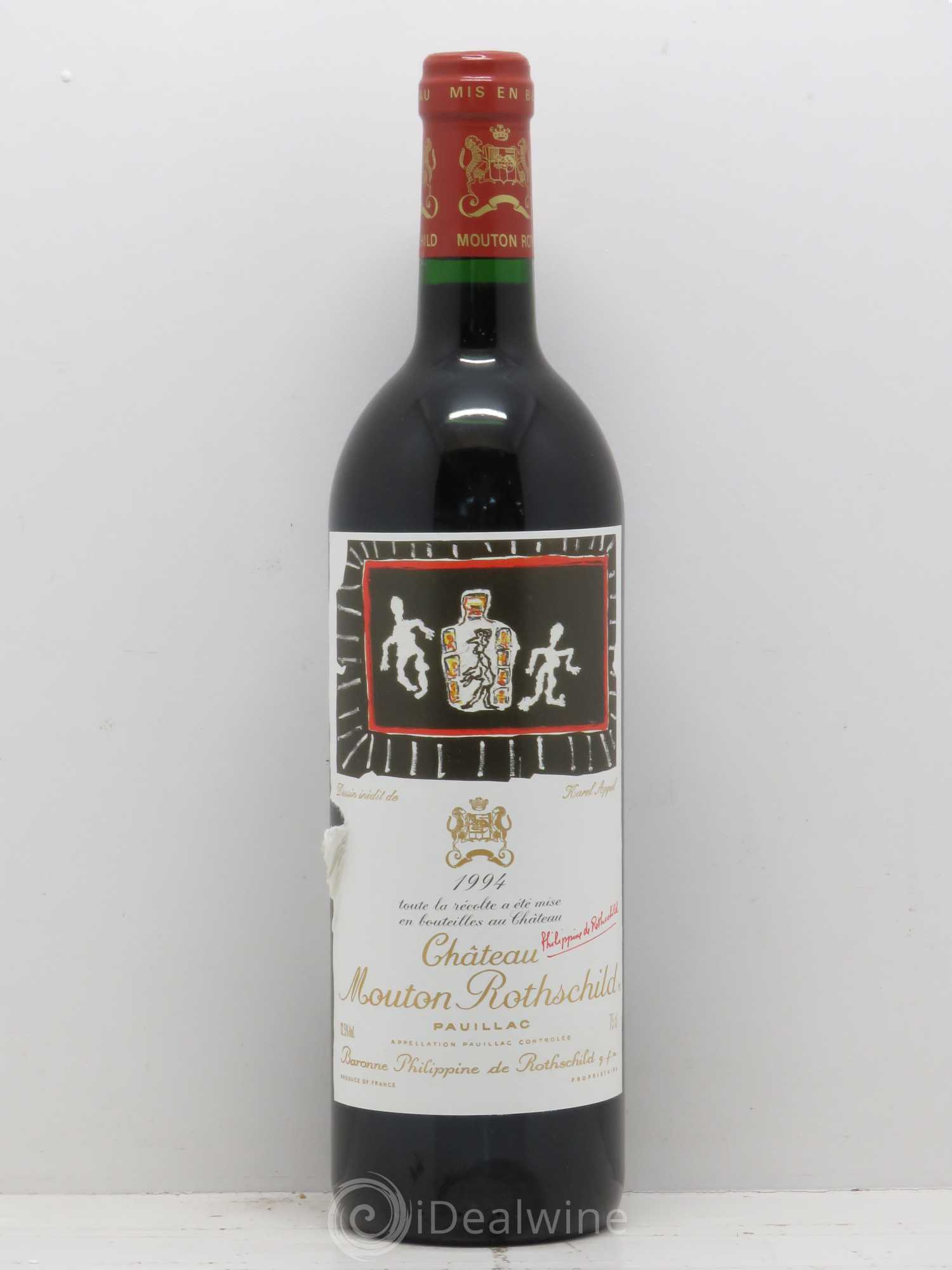 Château Mouton Rothschild 1er Grand Cru Classé 1994 - Lot de 1 bouteille - 0
