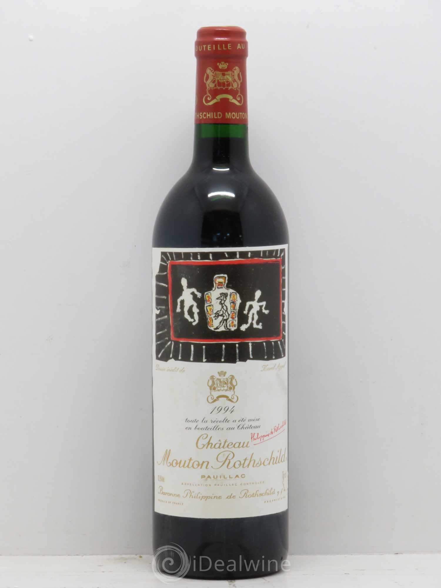 Château Mouton Rothschild 1er Grand Cru Classé 1994 - Lot de 1 bouteille - 0