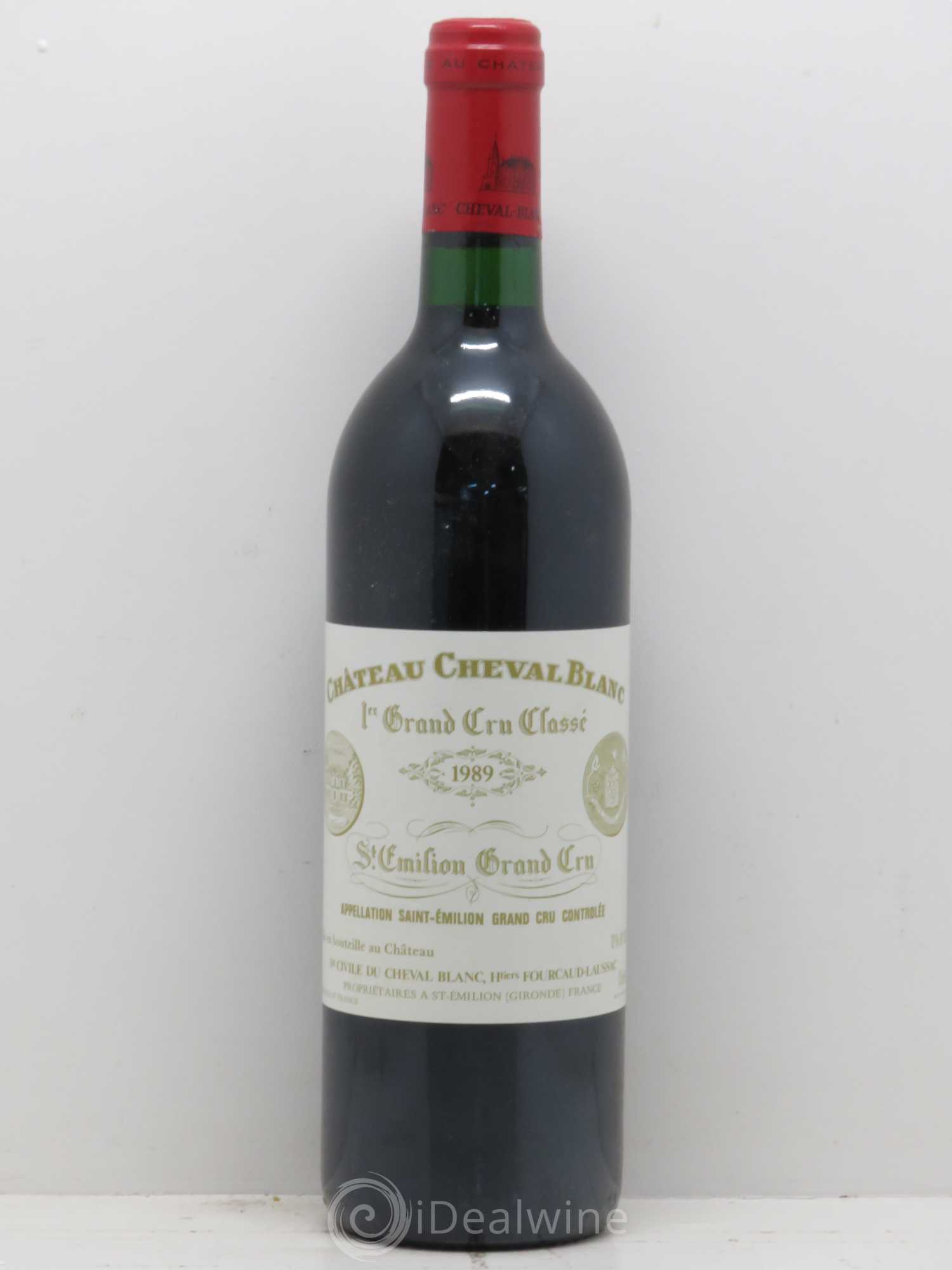Château Cheval Blanc 1er Grand Cru Classé A 1989 - Lot de 1 bouteille - 0