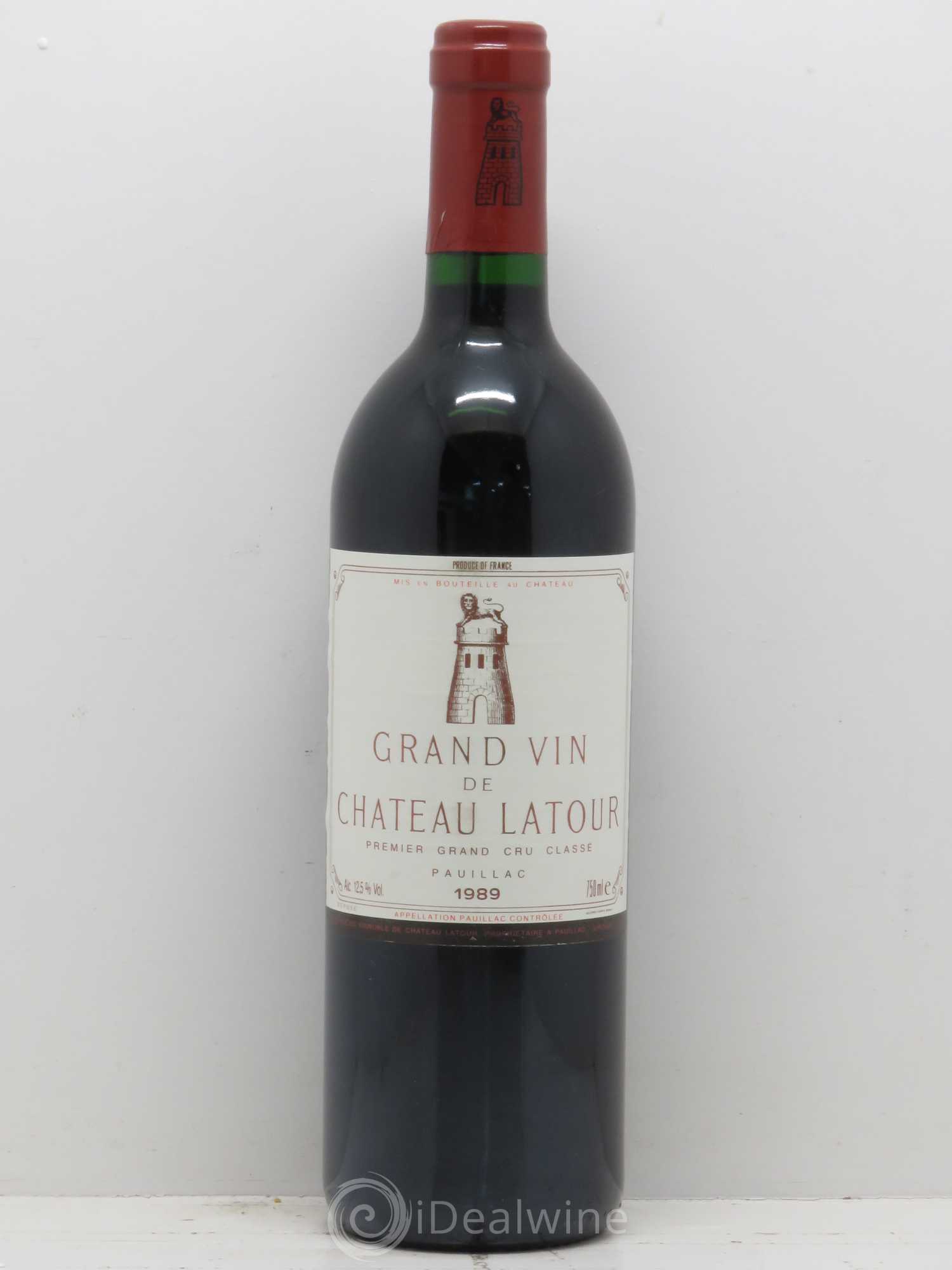 Château Latour 1er Grand Cru Classé 1989 - Lot de 1 bouteille - 0