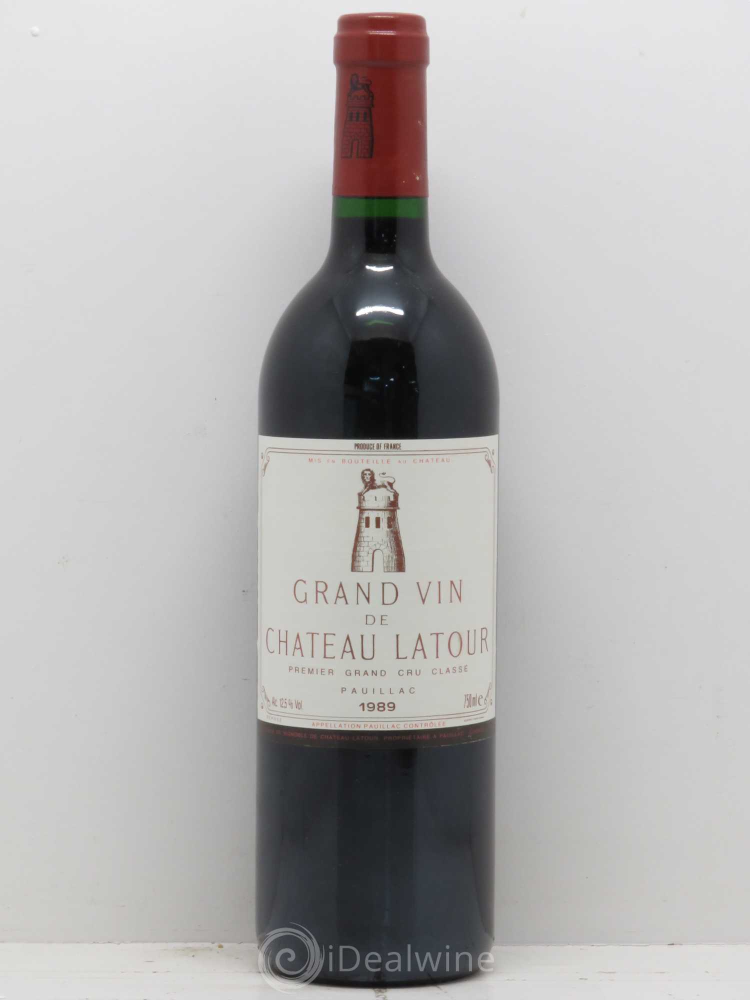 Château Latour 1er Grand Cru Classé 1989 - Lot de 1 bouteille - 0