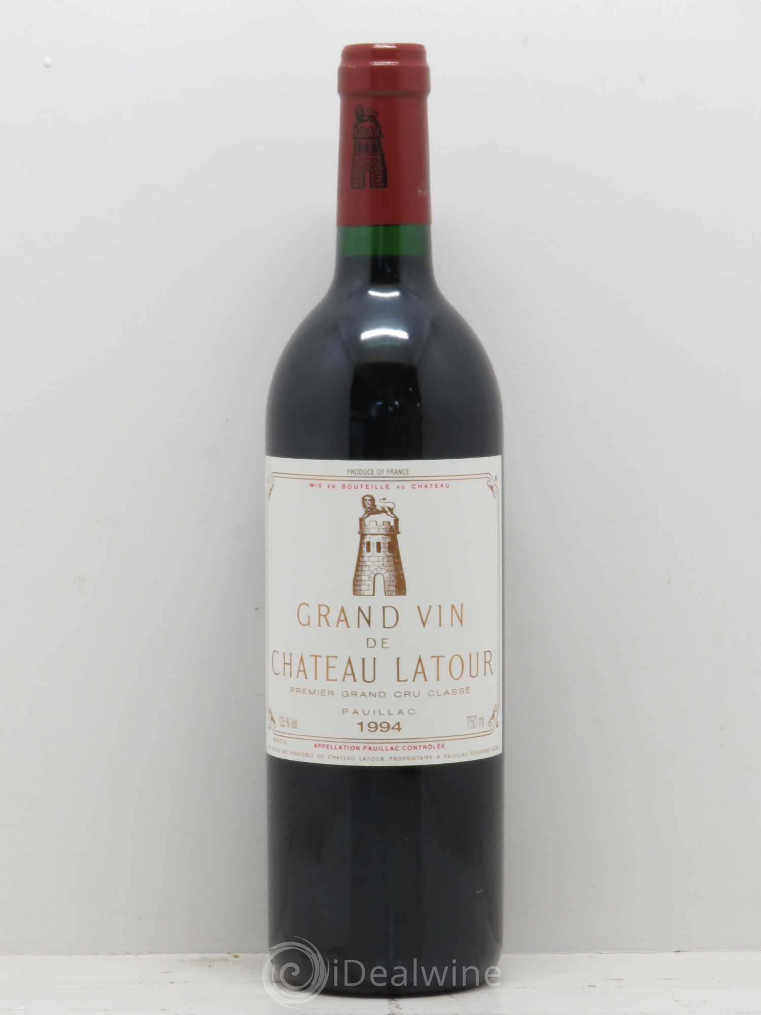 Château Latour 1er Grand Cru Classé 1994 - Lot de 1 bouteille - 0