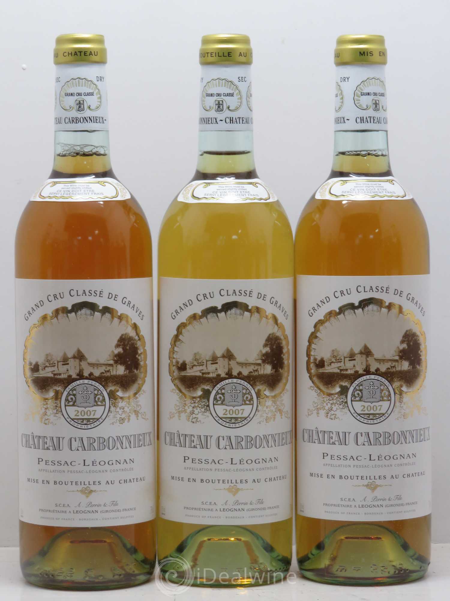 Château Carbonnieux Cru Classé de Graves 2007 - Lot de 12 bouteilles - 2